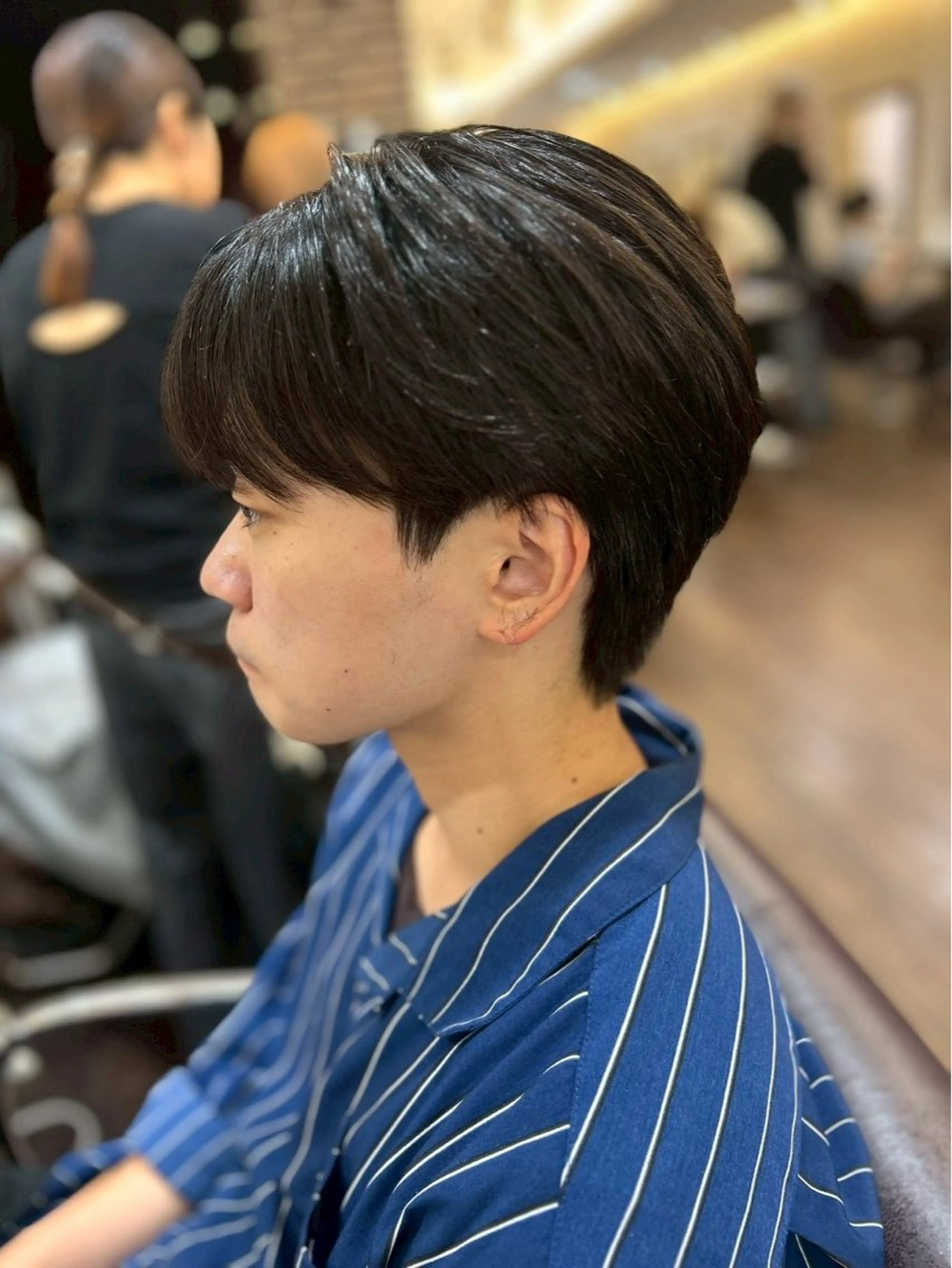 メンズ センターパート マッシュ カット アキト🌙 メンズ特化🔥のヘアスタイル