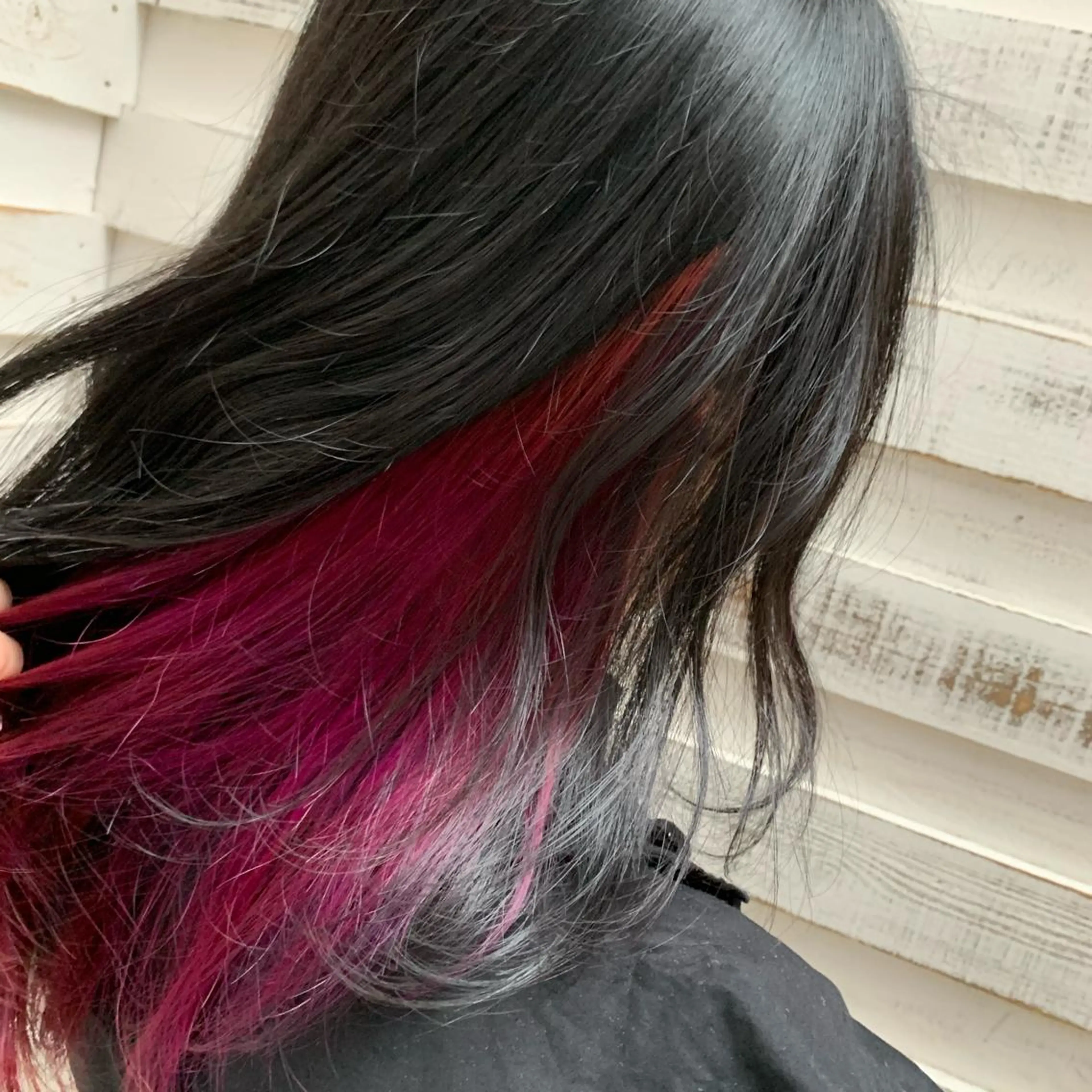 セミロング カラー ヘアアレンジ イルミナカラー インナーカラー ピンクカラー 髪質改善 小顔カット 指名支持率NO.1 スタイリストのヘアスタイル