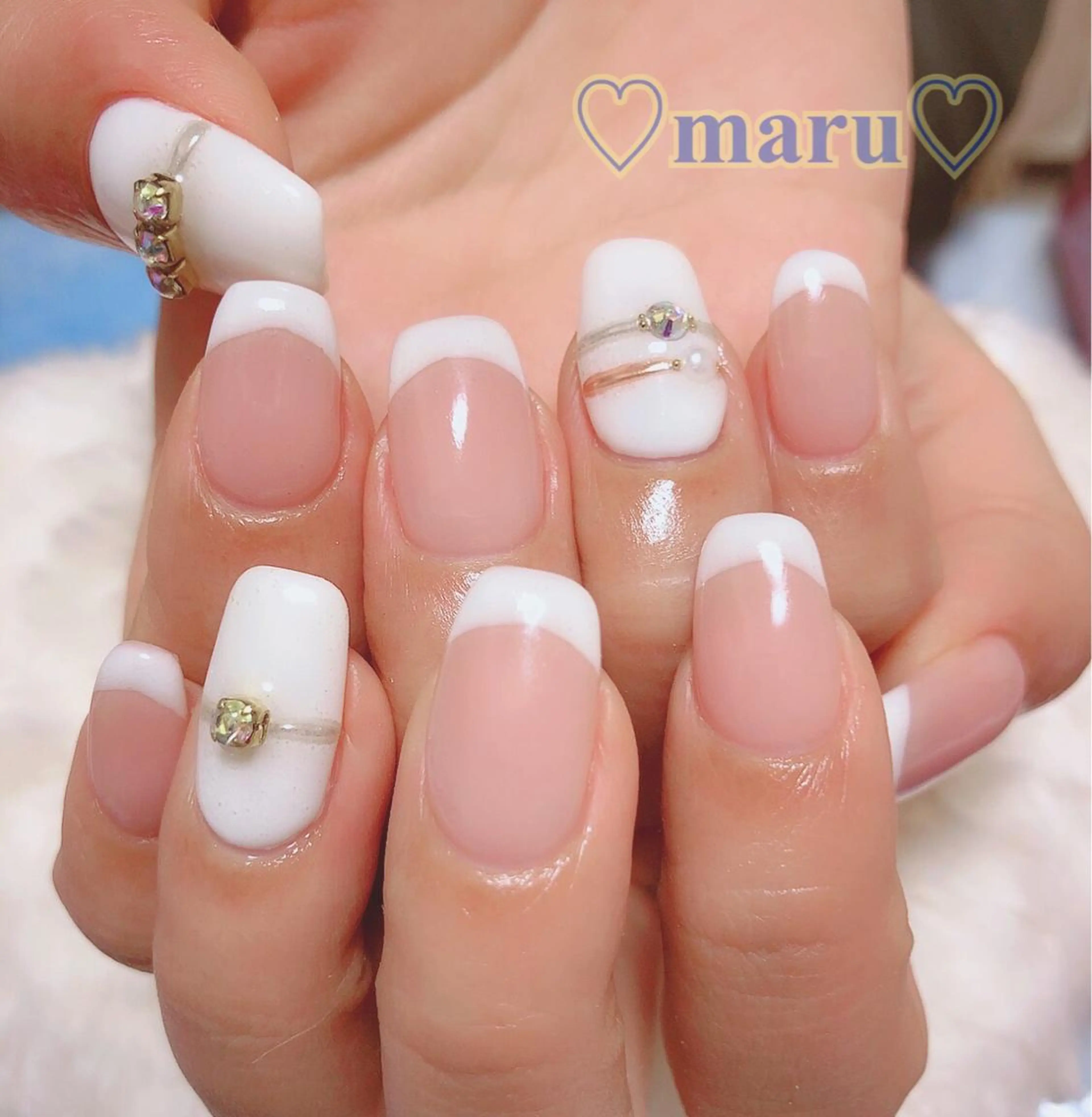 ネイル ハンドネイル フットネイル まるみ ♡のネイルデザイン