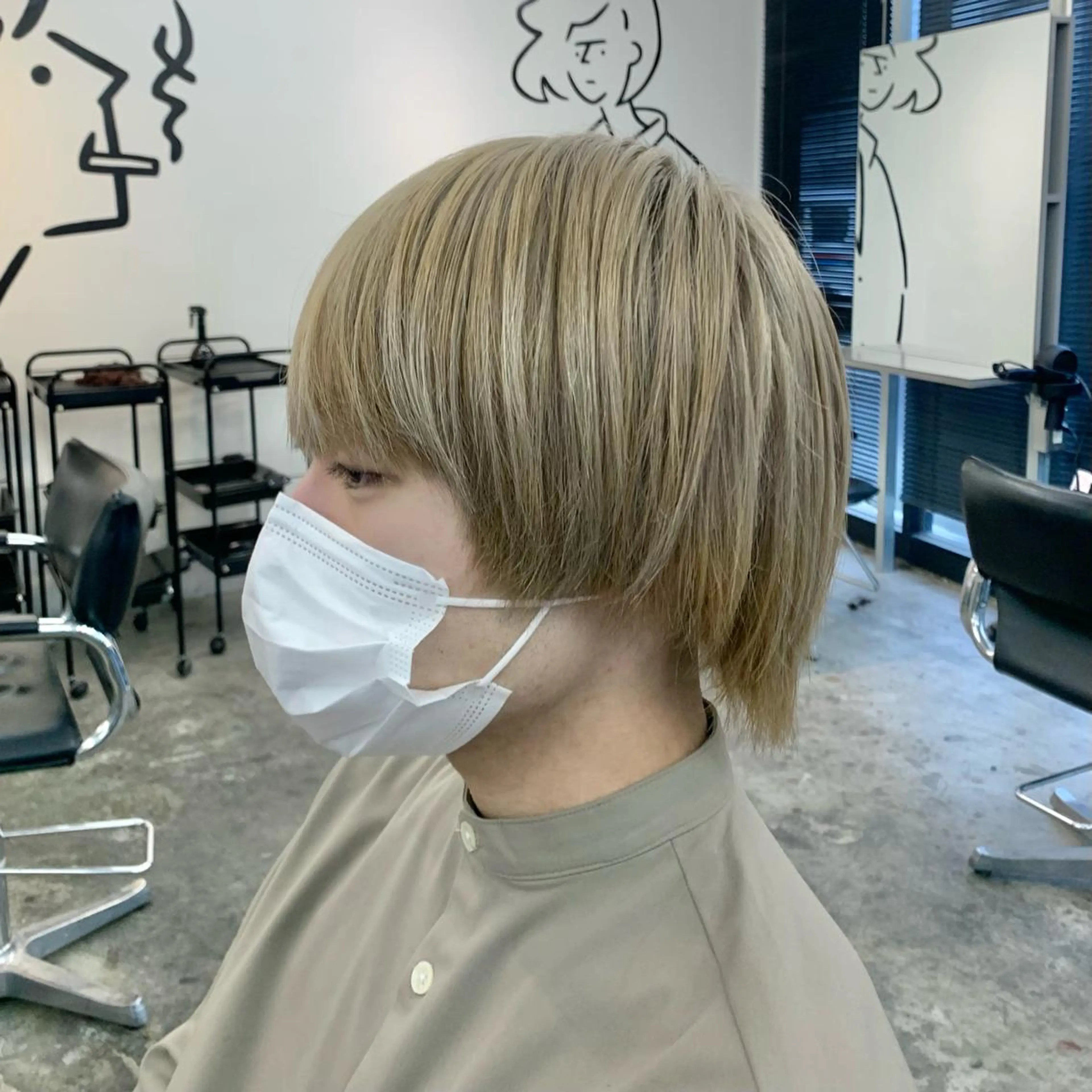 ミディアム カラー メンズ カット ヘアカラー メンズ特化美容師/ 藤戸 椋のヘアスタイル