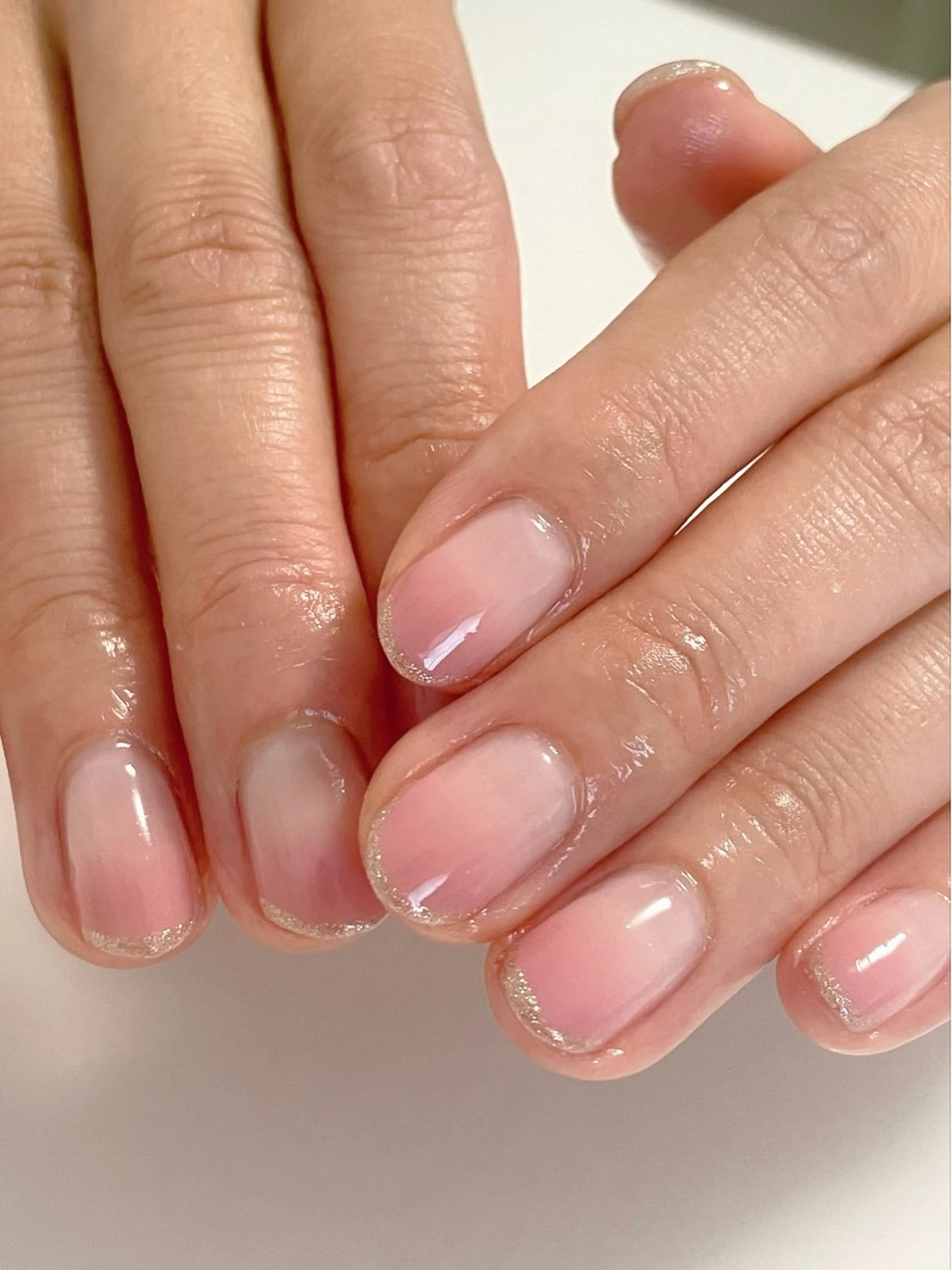 ネイル フレンチネイル グラデーション 地爪育成・ケア専門店 Kreisのネイルデザイン