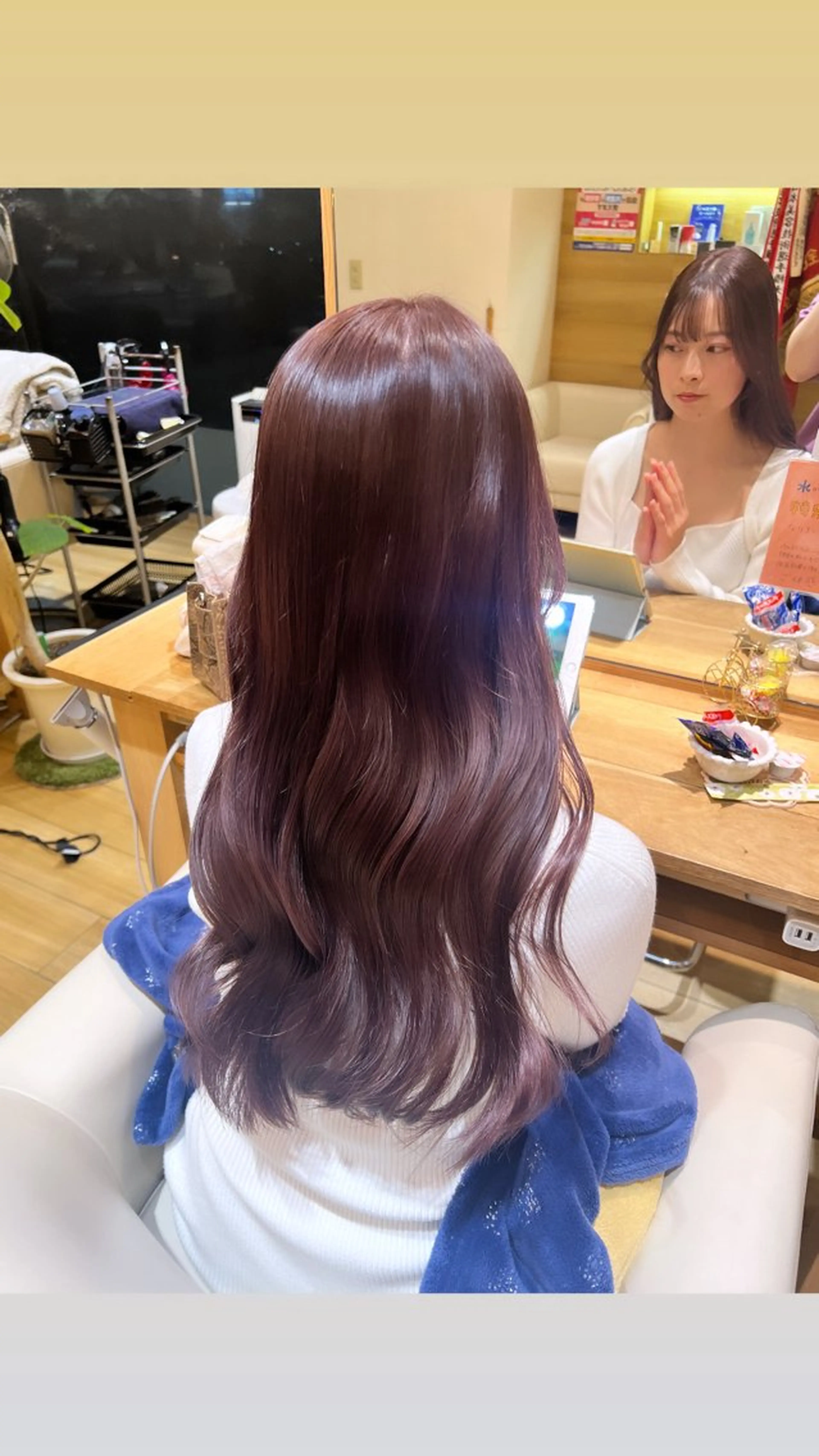 ロング カラー 全国1位🥇世界5位 小野田　礼花のヘアスタイル