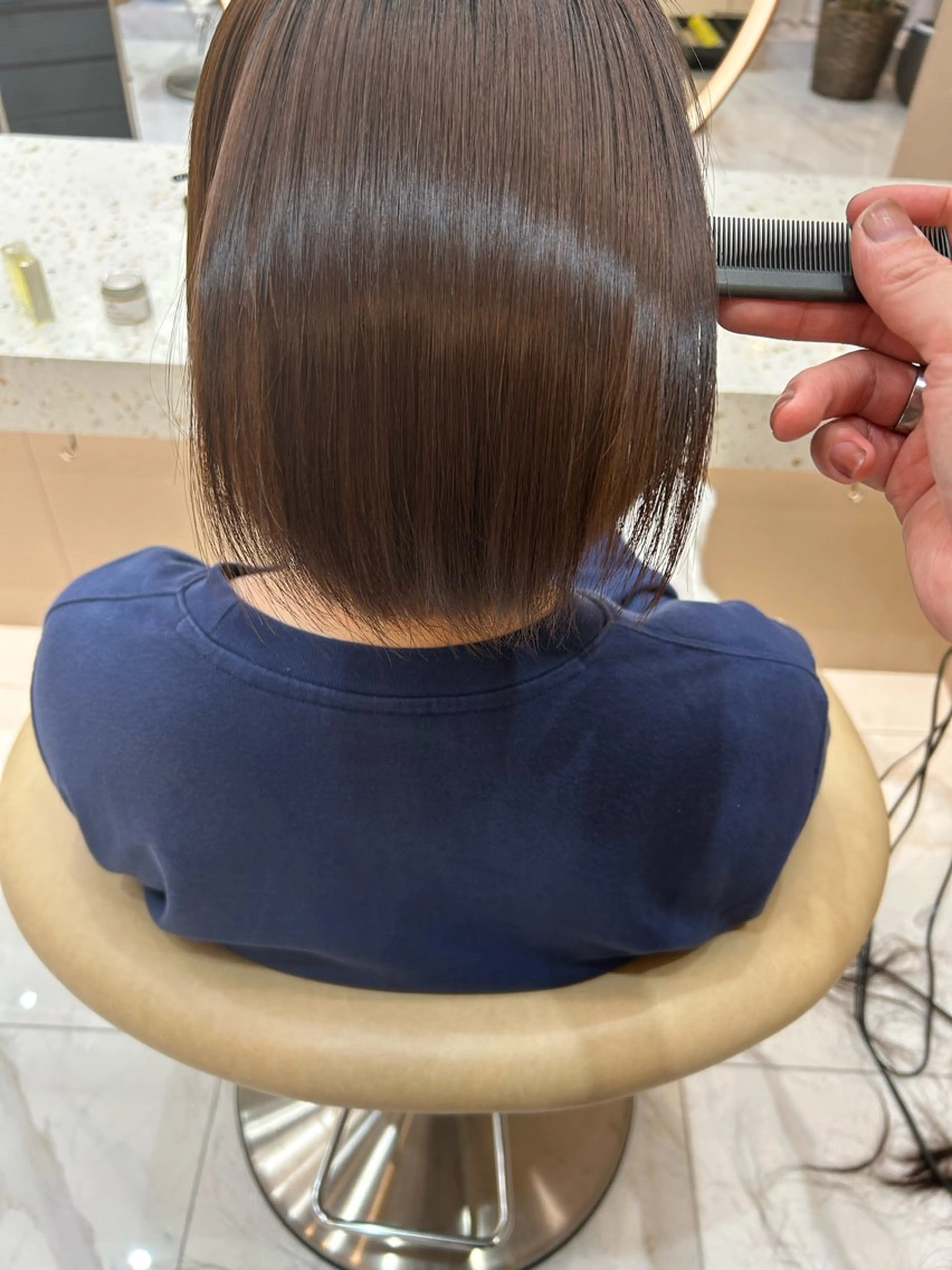 ショート 山田勇真 ボブ/縮毛矯正/金山のヘアスタイル