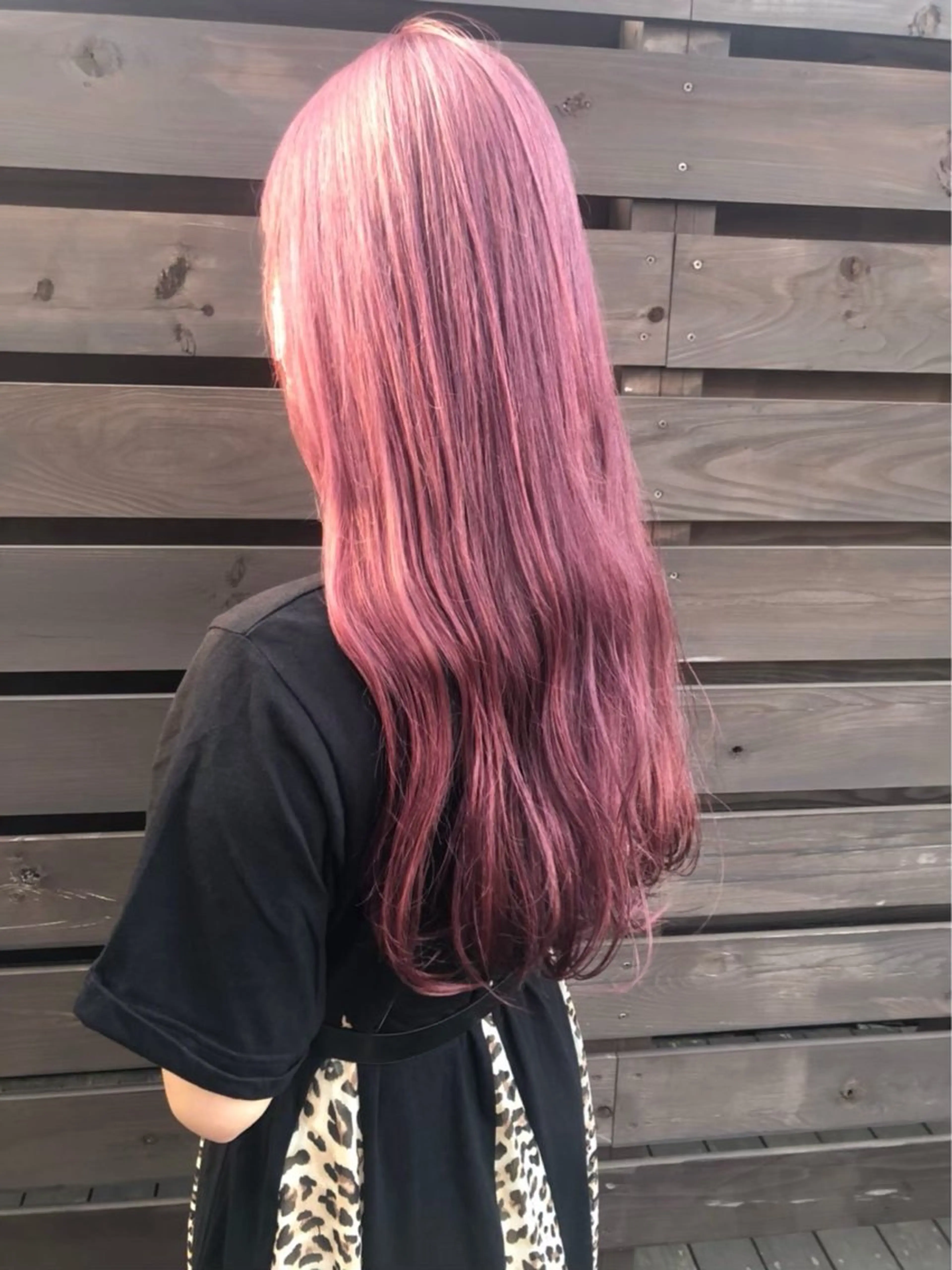 ロング ヘアカラー 赤み消しカラー 🩵かりんのヘアスタイル