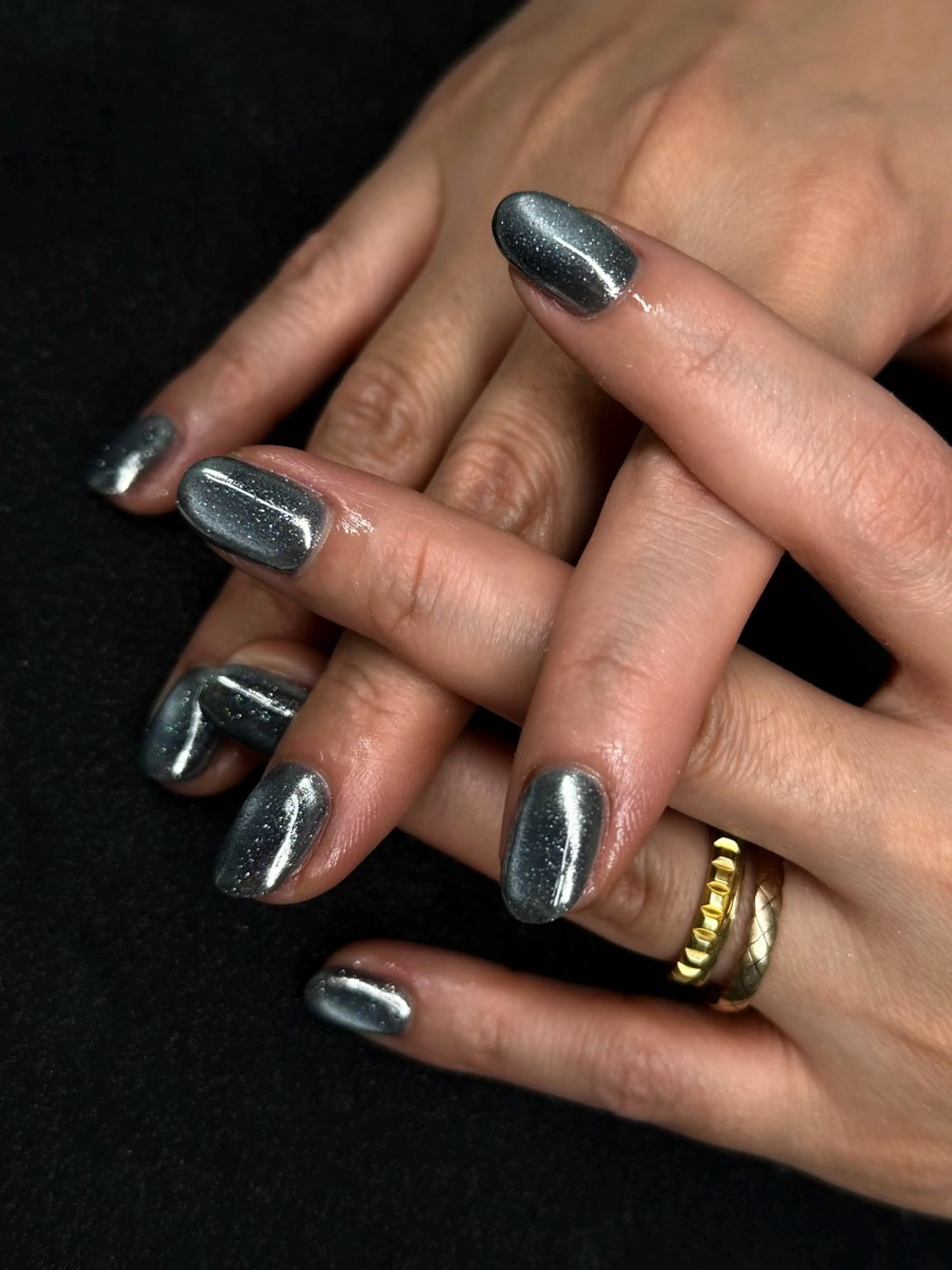 ネイル ミラーネイル ハンドネイル nailpark_ MITSUMEのネイルデザイン