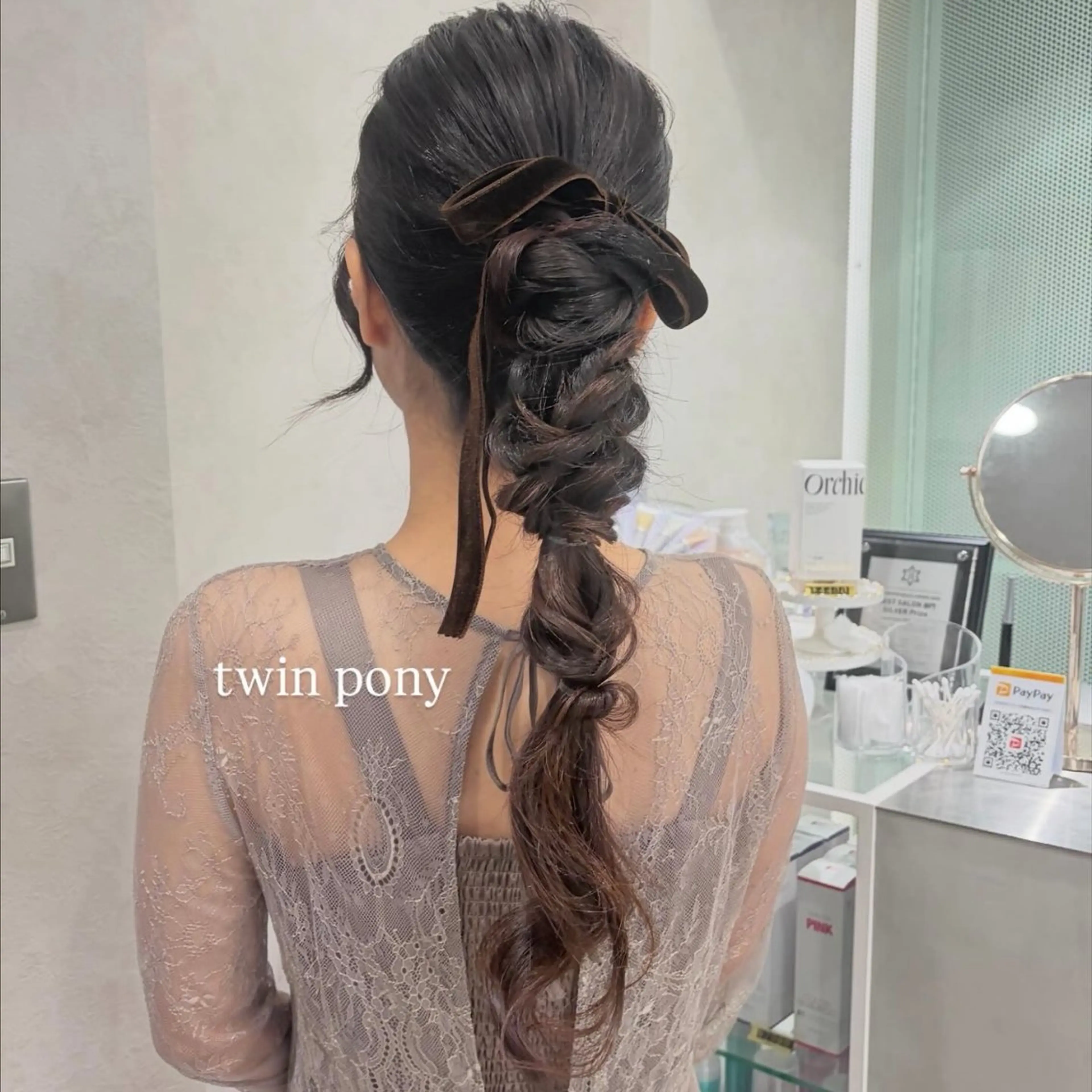 ヘアアレンジ monaヘアアレンジ 🎀/お呼ばれのヘアスタイル