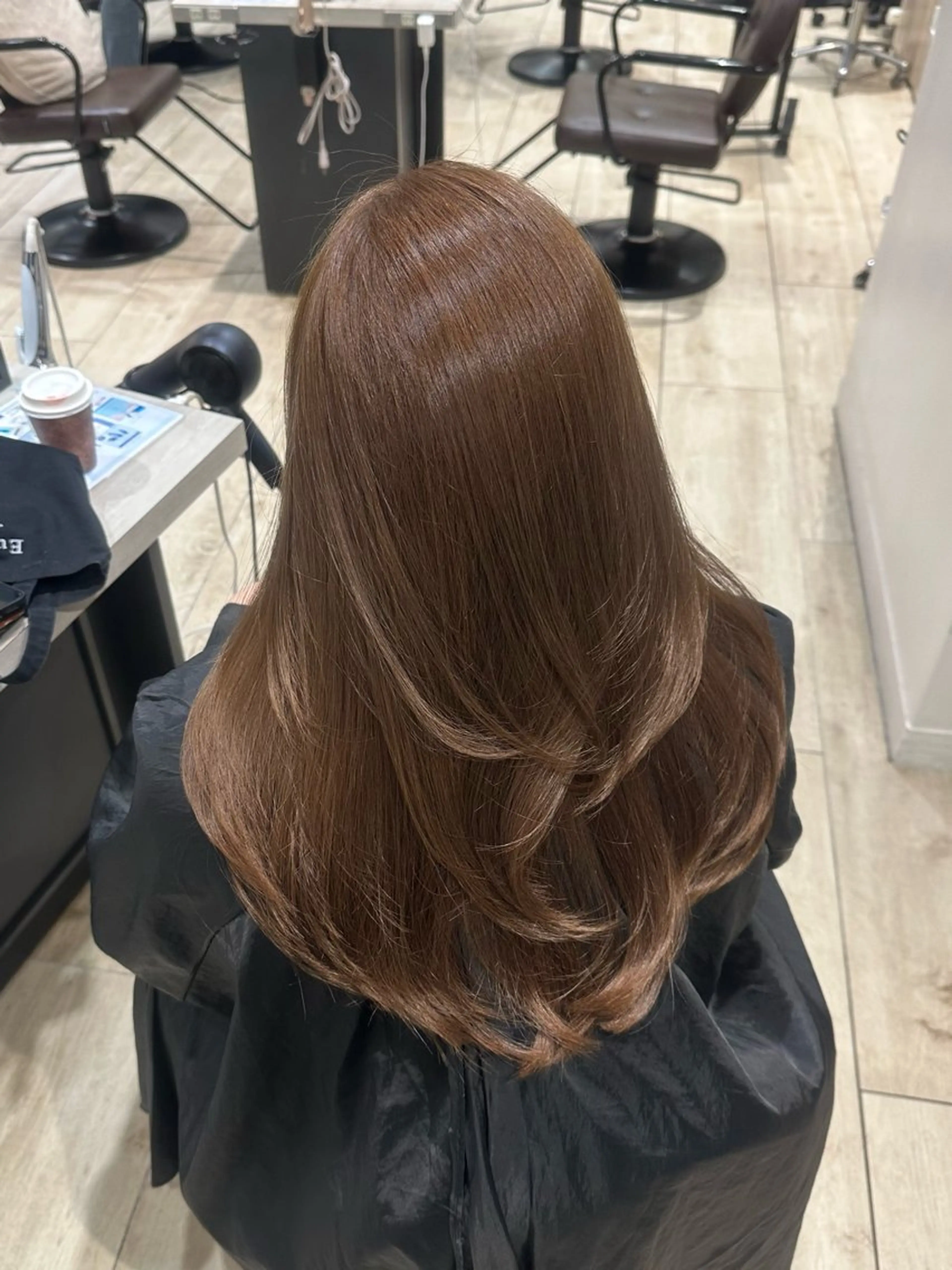 ロング レイヤーカット カット ヘアカラー トリートメント 💎レイヤー.ツヤ髪 /AYAKI💎のヘアスタイル