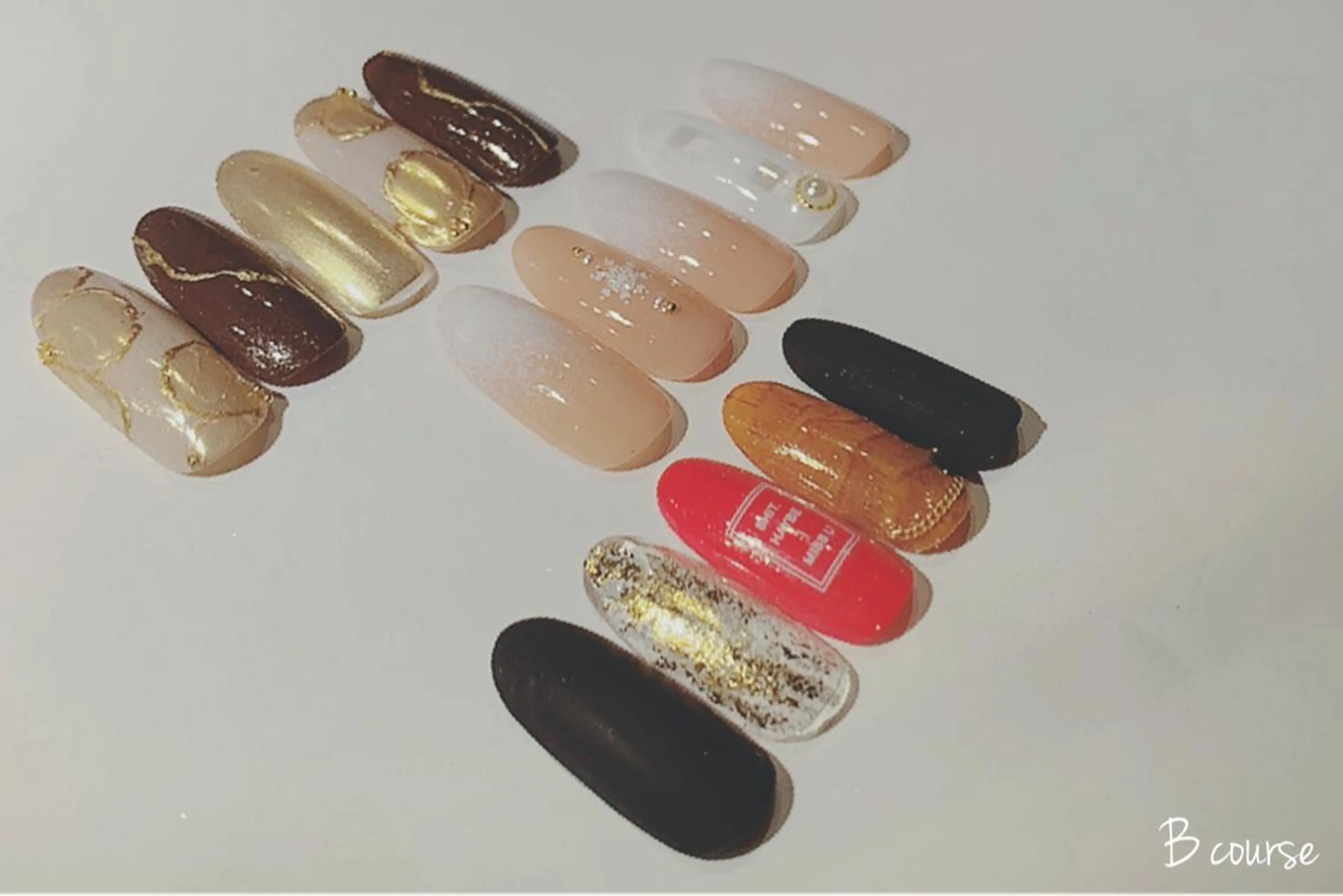 ネイル 冬ネイル studio e n / RiNのネイルデザイン