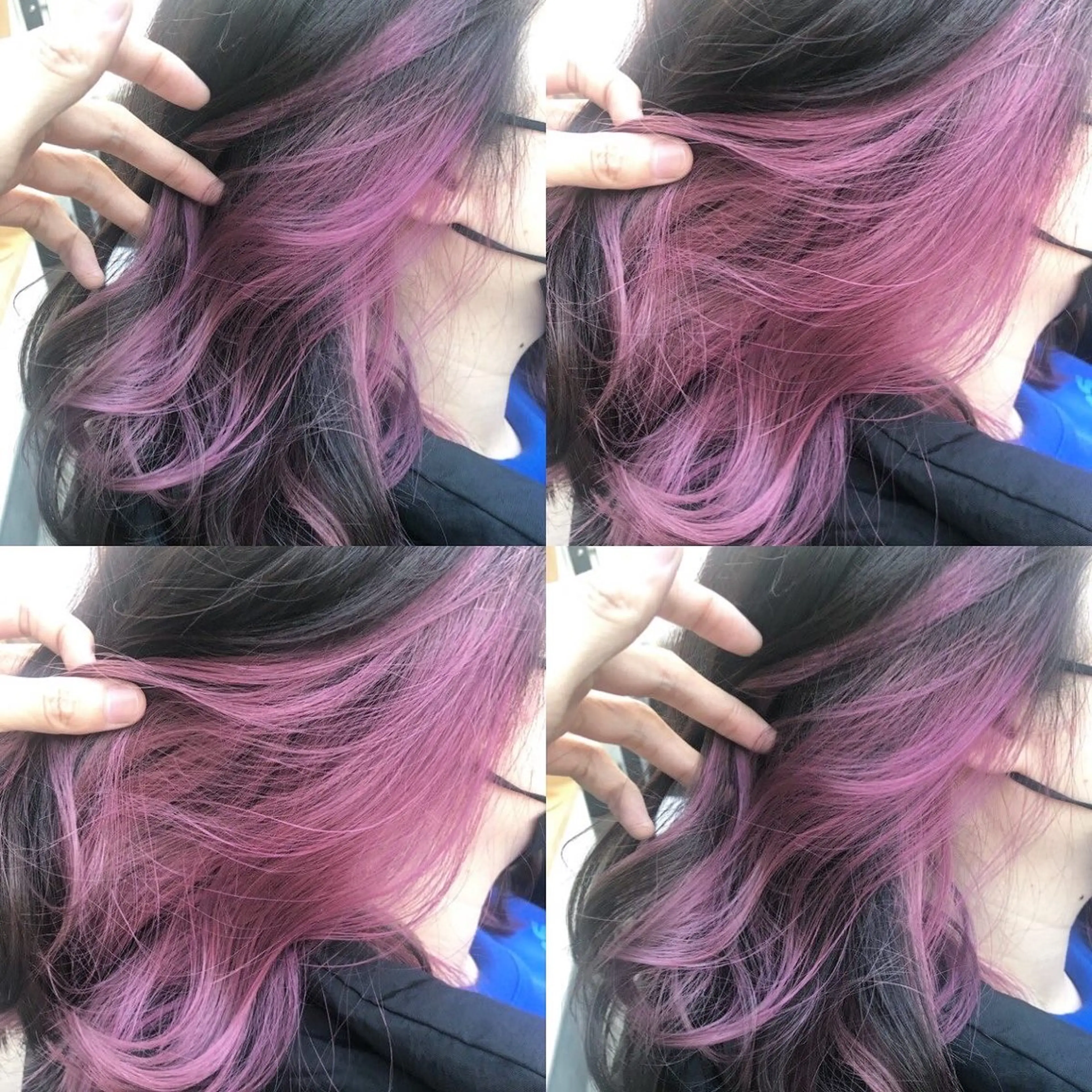 セミロング カラー ブリーチ イヤリングカラー インナーカラー ユニコーンカラー カット ヘアカラー トリートメント 原宿サロン代表 デザインカラー伊藤卓のヘアスタイル