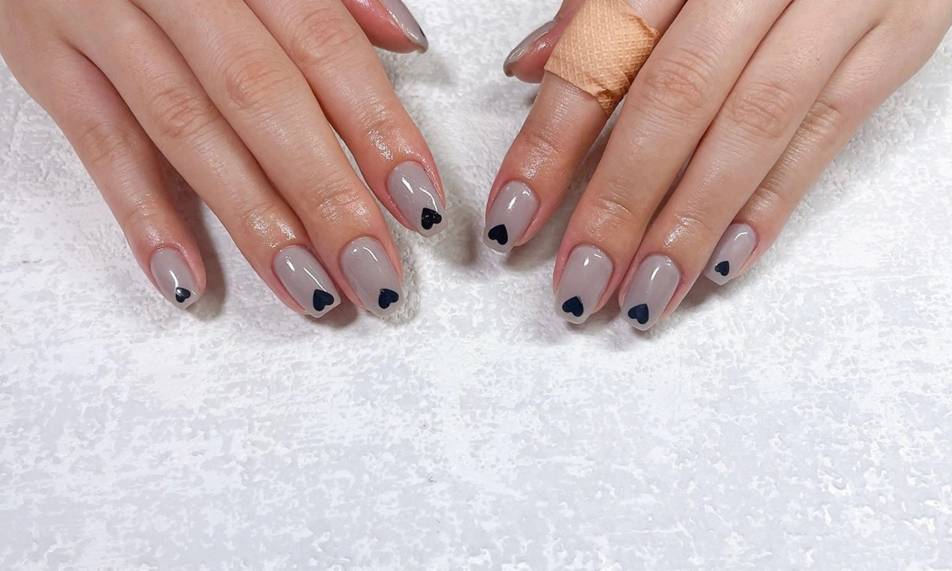 ネイル オーロラネイル フットネイル フレンチネイル ジェルネイル 韓国ネイル ハンドネイル Mogu nail 二子玉川のネイルデザイン