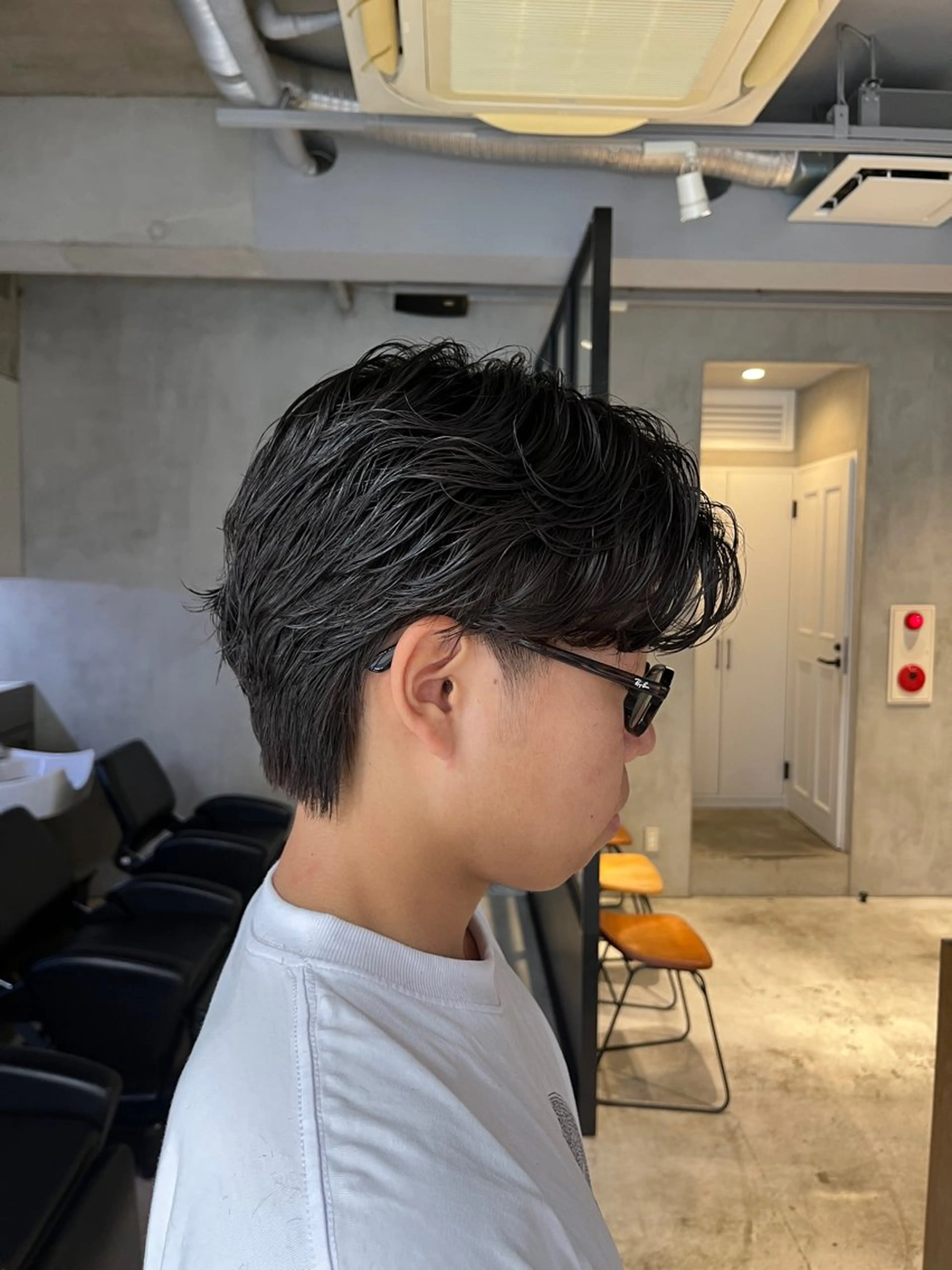 ショート パーマ パーマ elima 調布所属・ちせ/ 透明感カラー /調布˚ 🦢₊✧のヘアスタイル