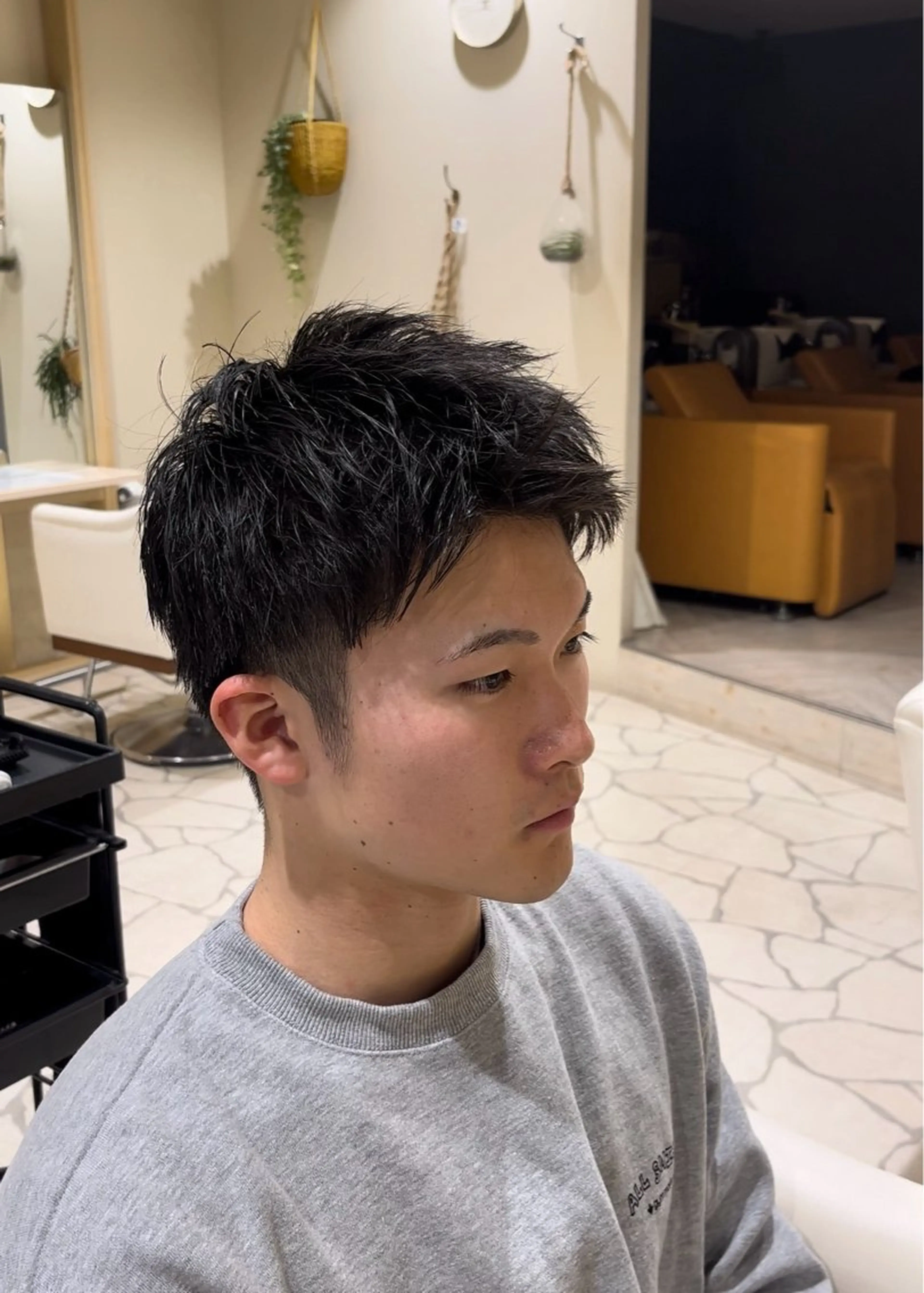 ショート メンズ 刈り上げ ショートヘア CYAN.所属・山口 陸のヘアスタイル