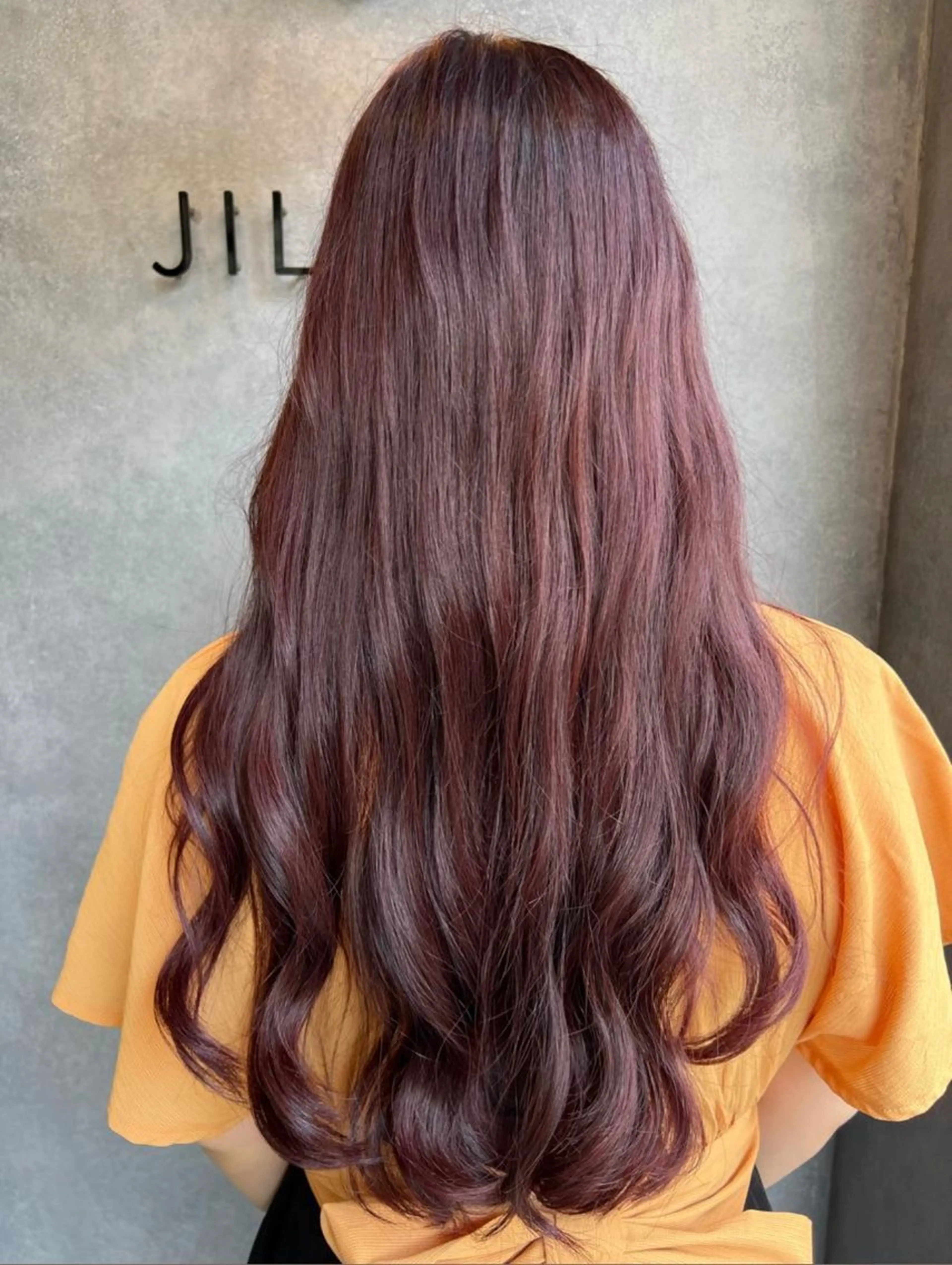 ロング カラー N°jillva 𝑘𝑎𝑟𝑖𝑛のヘアスタイル