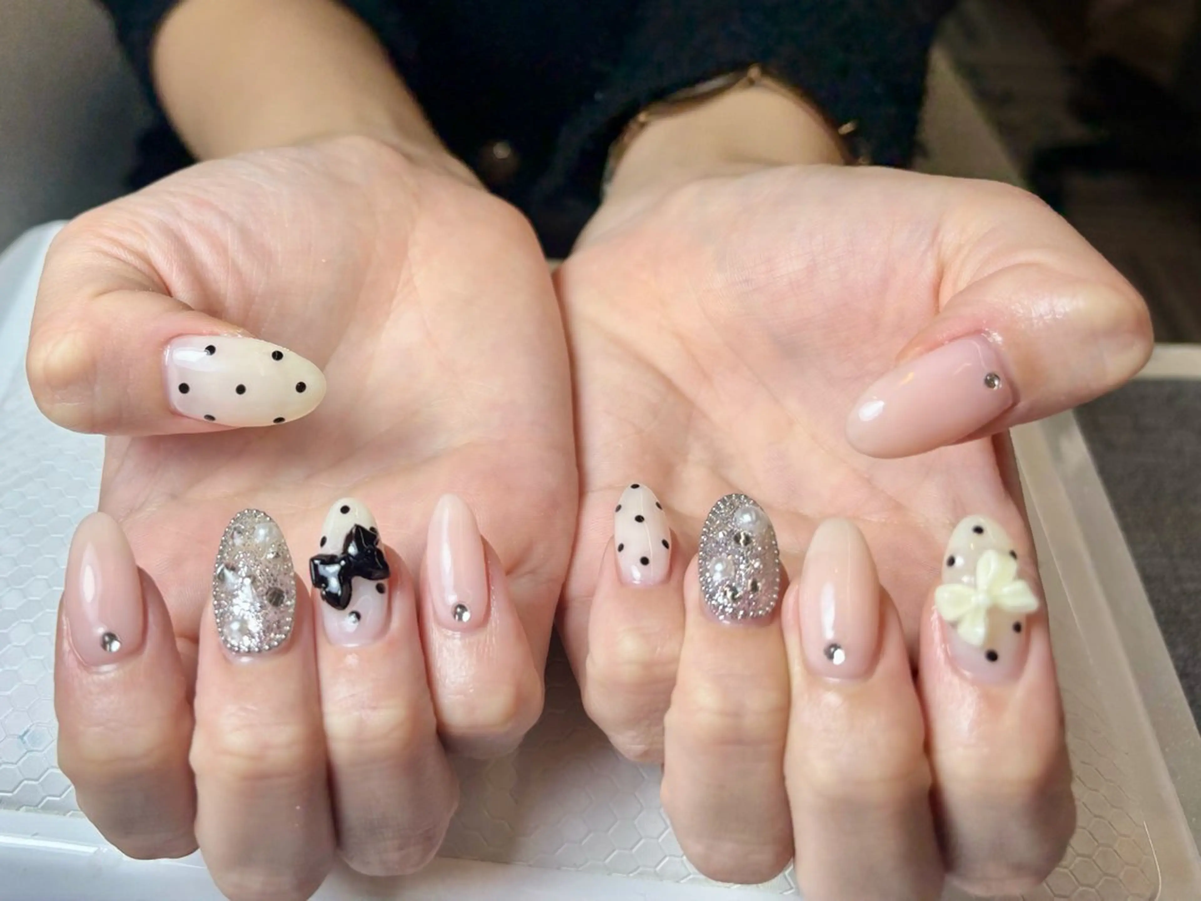 ネイル チークネイル 長さ出し フットネイル フレンチネイル ジェルネイル Niko nailサロンのネイルデザイン