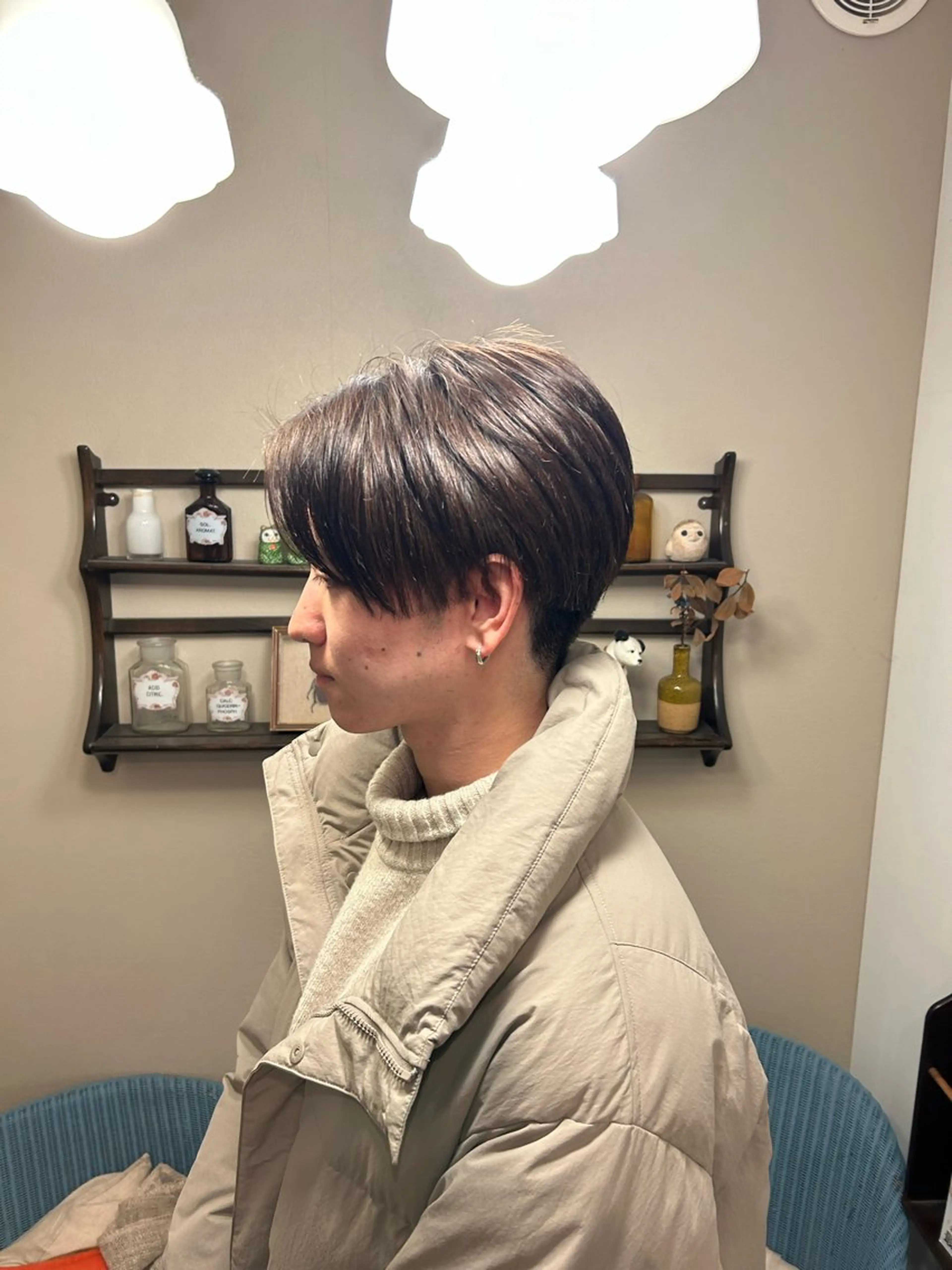 ショート メンズ Masaki ブリーチカラーのヘアスタイル