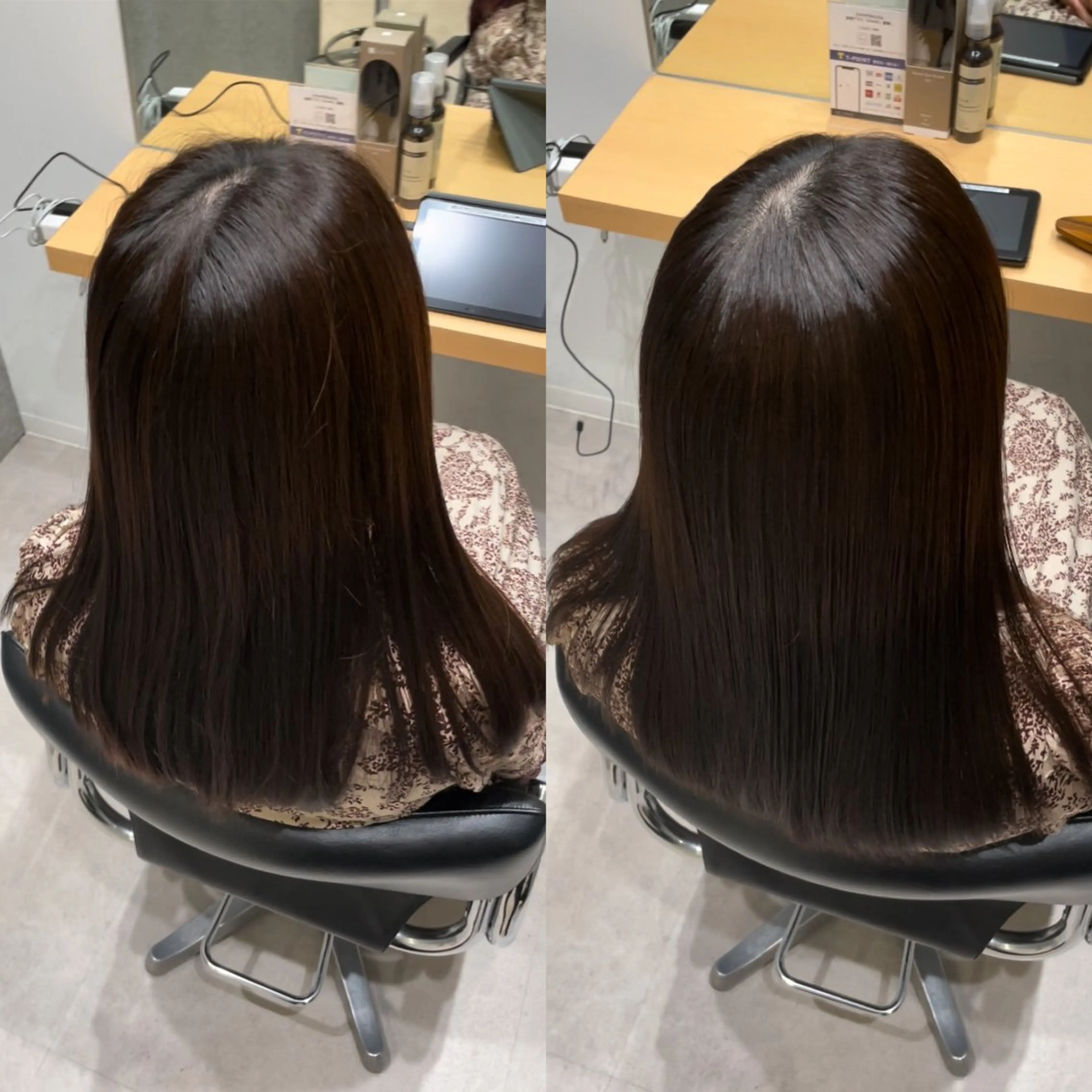 セミロング 髪質改善 トリートメント カット トリートメント 髪質改善ヘアケア 艶髪特化/上田のヘアスタイル