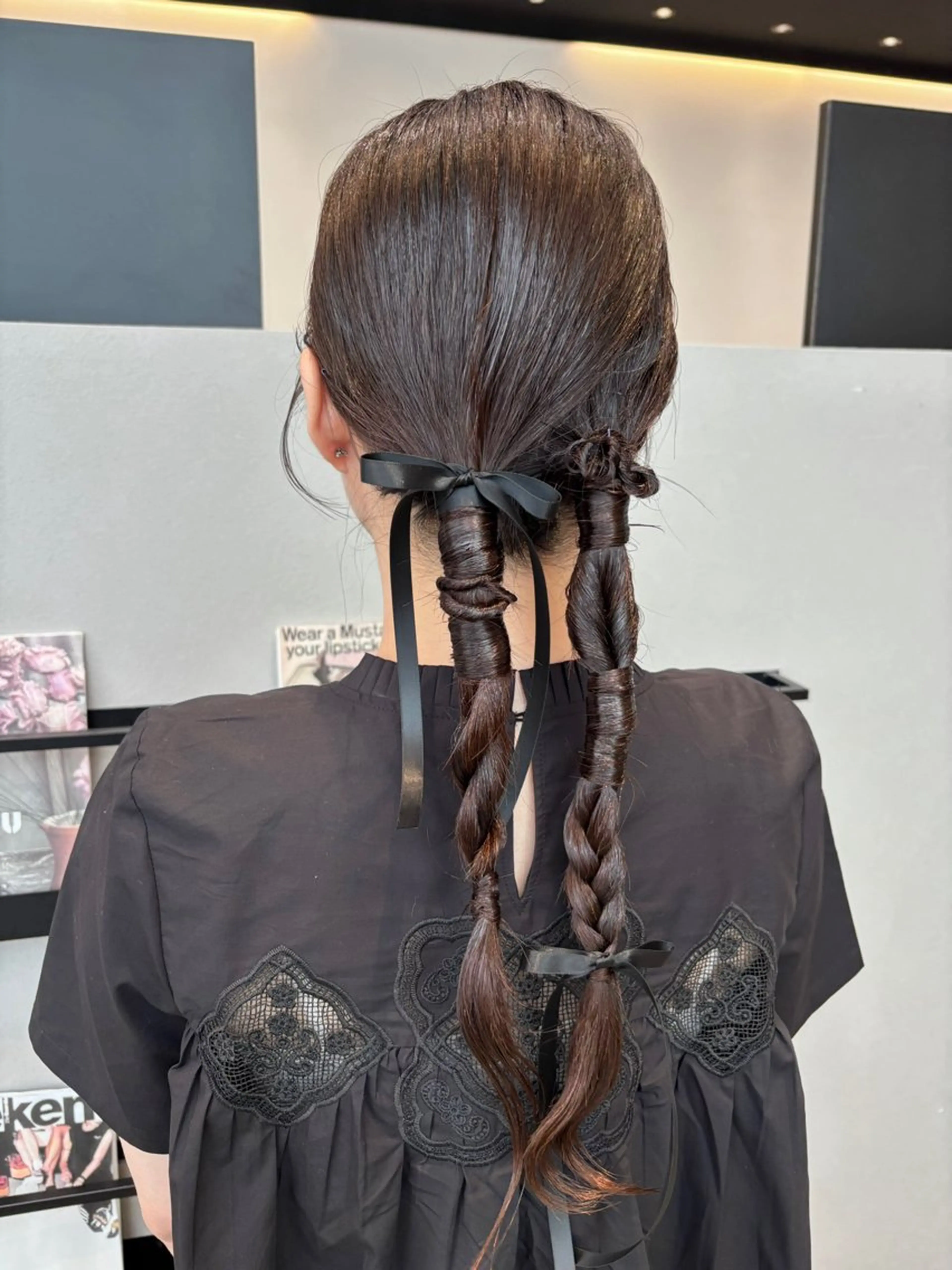 ロング ヘアアレンジ 結婚式・ブライダル ヘアセット 透明感カラー/ レイヤーkotonoのヘアスタイル