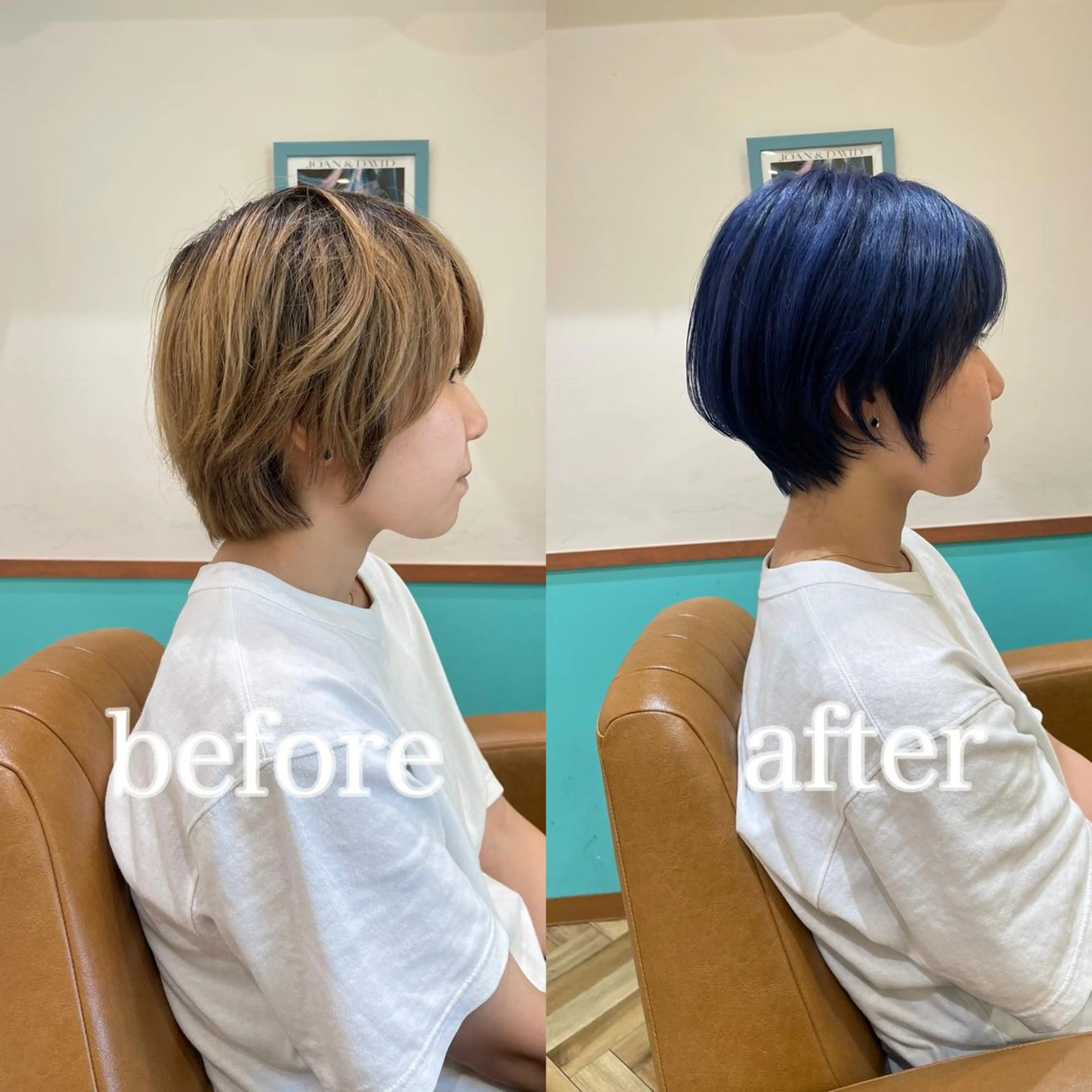 ショート カラー 💎巻ける縮毛矯正/ 艶髪💎石渕智也のヘアスタイル