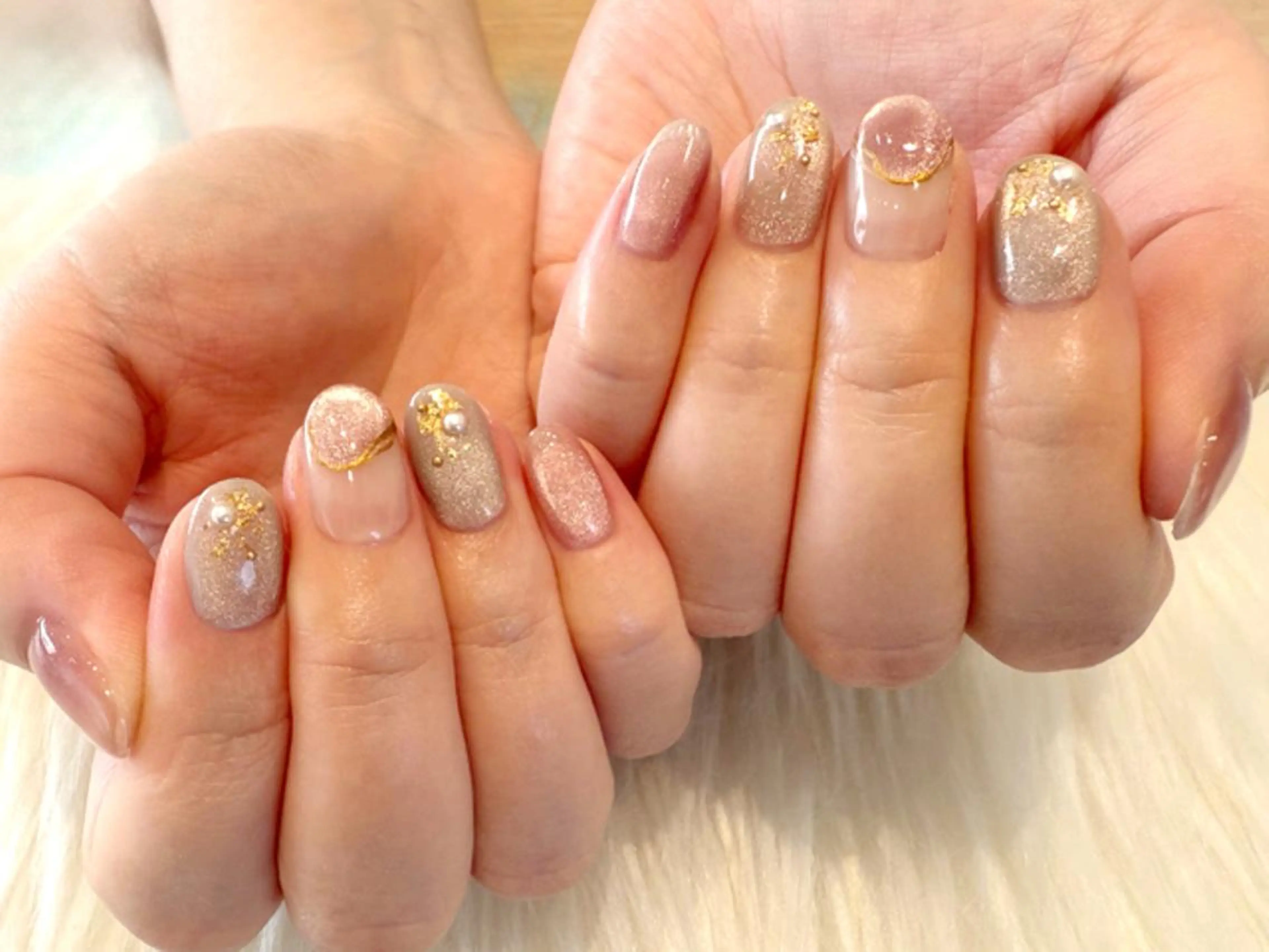 ネイル ニュアンスネイル Kanai Harukaのネイルデザイン