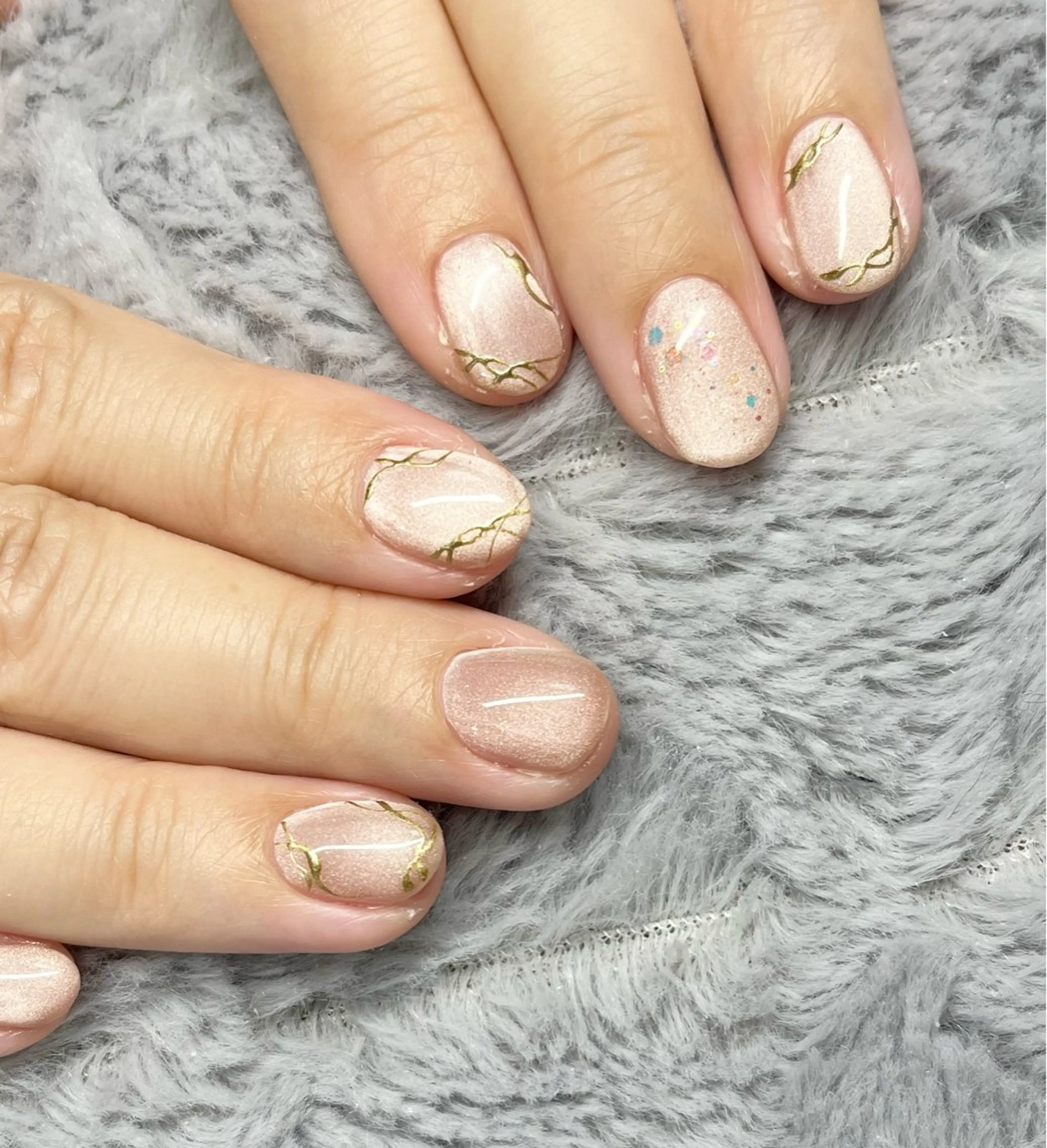 ネイル ハンドネイル パープルジュエルpurple jewel　立川所属・パープルジュエル AOYAGIのネイルデザイン