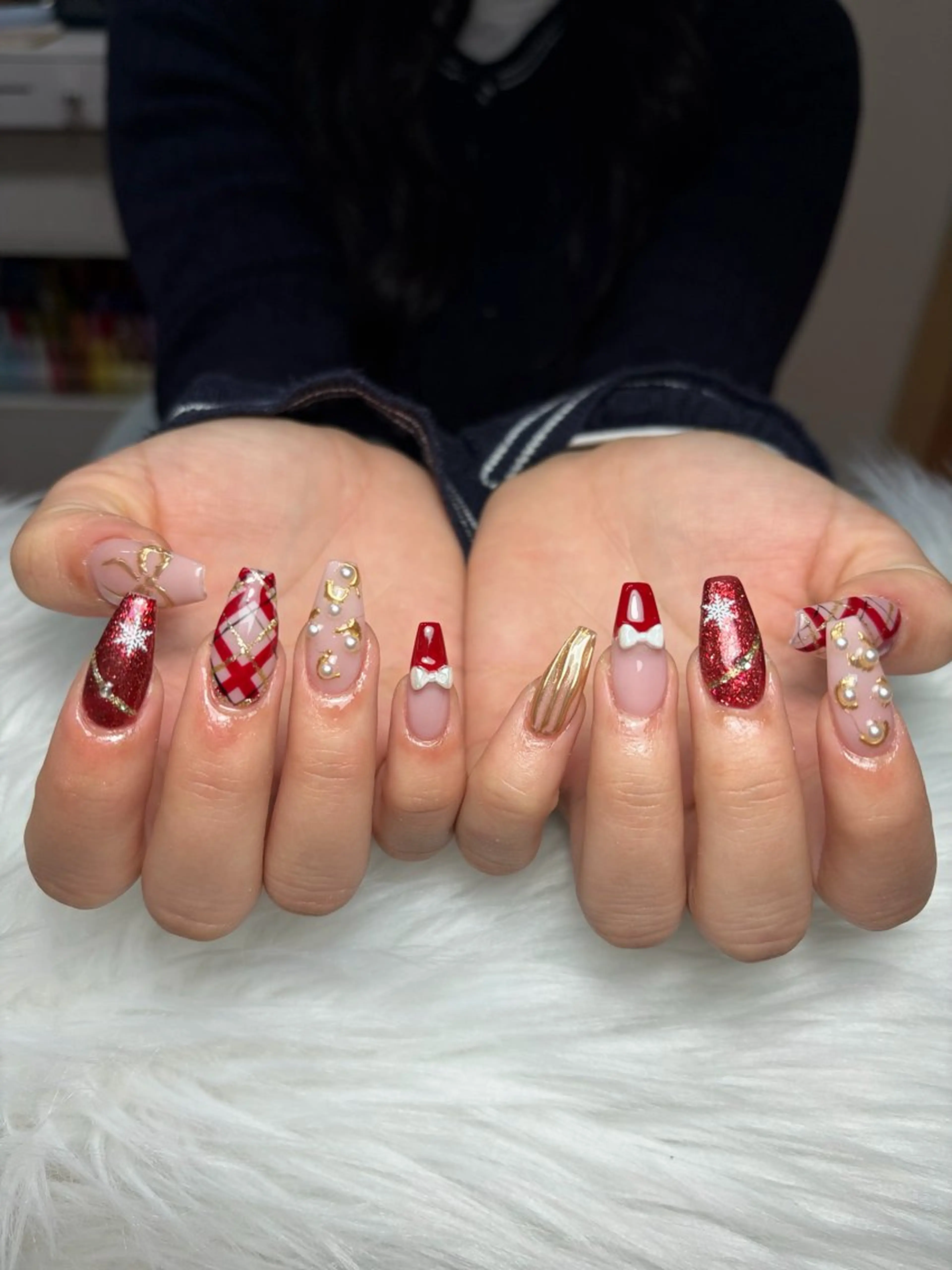 ネイル アートネイル 長さ出し ジェルネイル マグネットネイル ニュアンスネイル ハンドネイル Cloudy Chan Nailのネイルデザイン