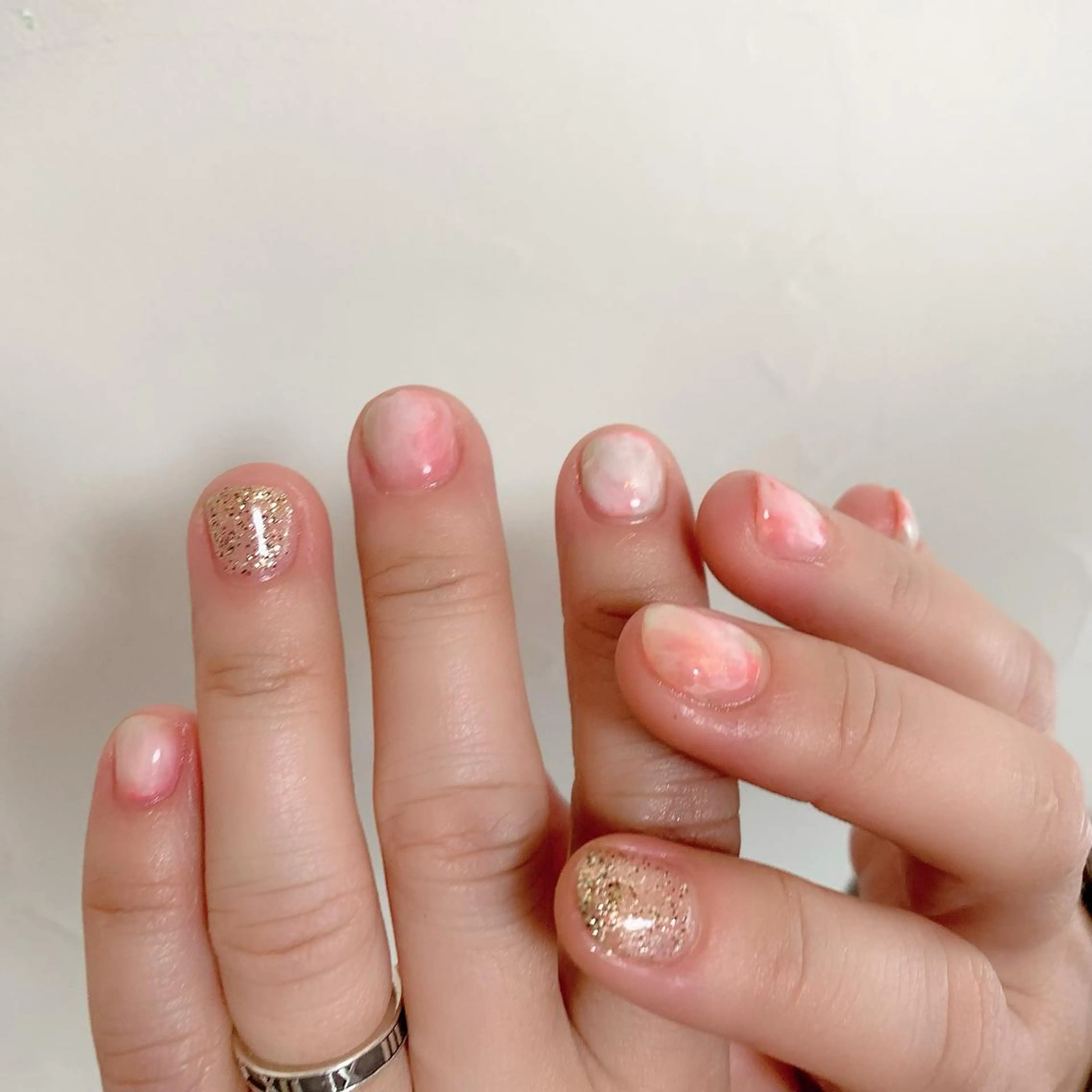 ネイル ニュアンスネイル 春ネイル T Kのネイルデザイン