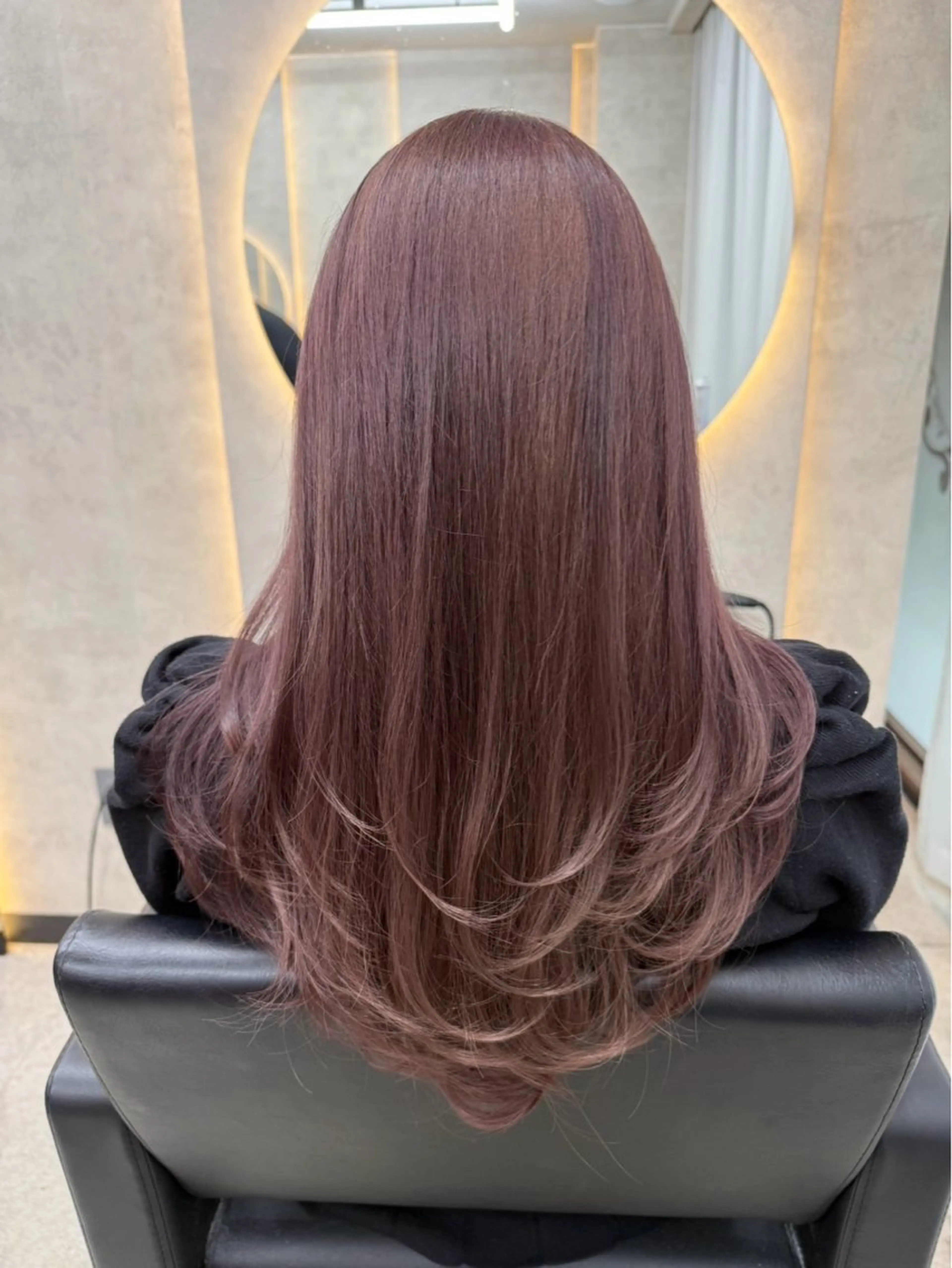 セミロング 宮田 優花のヘアスタイル