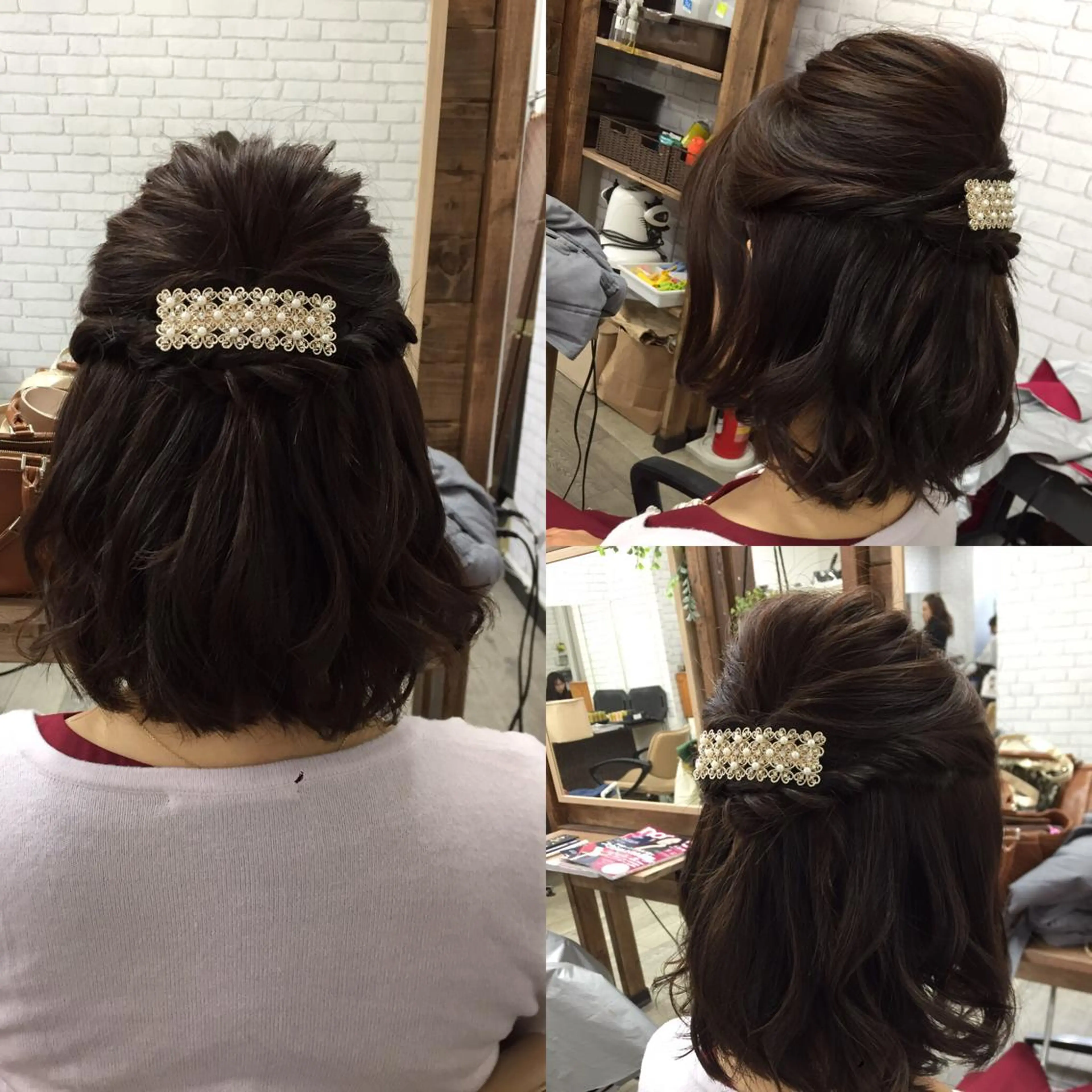 ショート ミディアム セミロング ロング ヘアアレンジ ハーフアップ 結婚式・ブライダル beauty salon　Atora所属・大賀 海夕の眉毛・アイブロウイメージ
