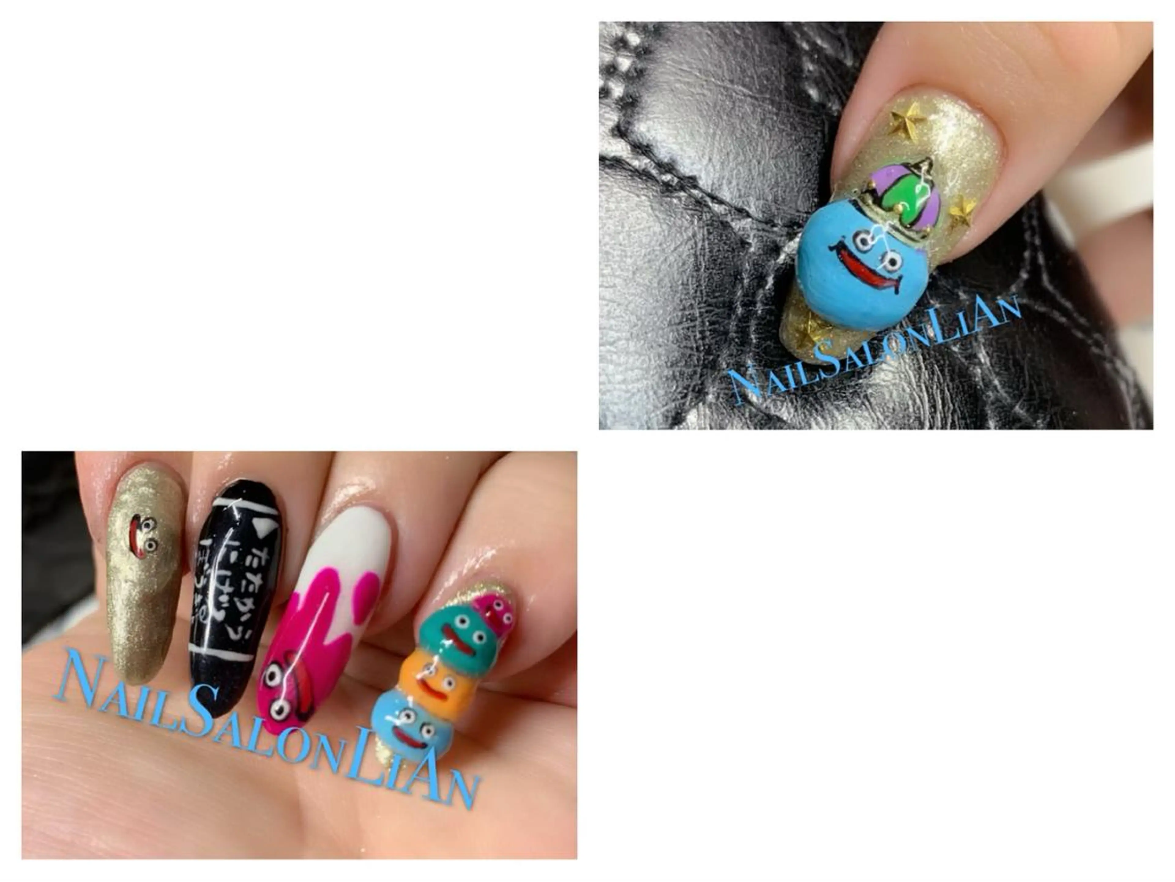 ネイル アートネイル シンプルネイル ストーンネイル NailSalon LiAnのネイルデザイン