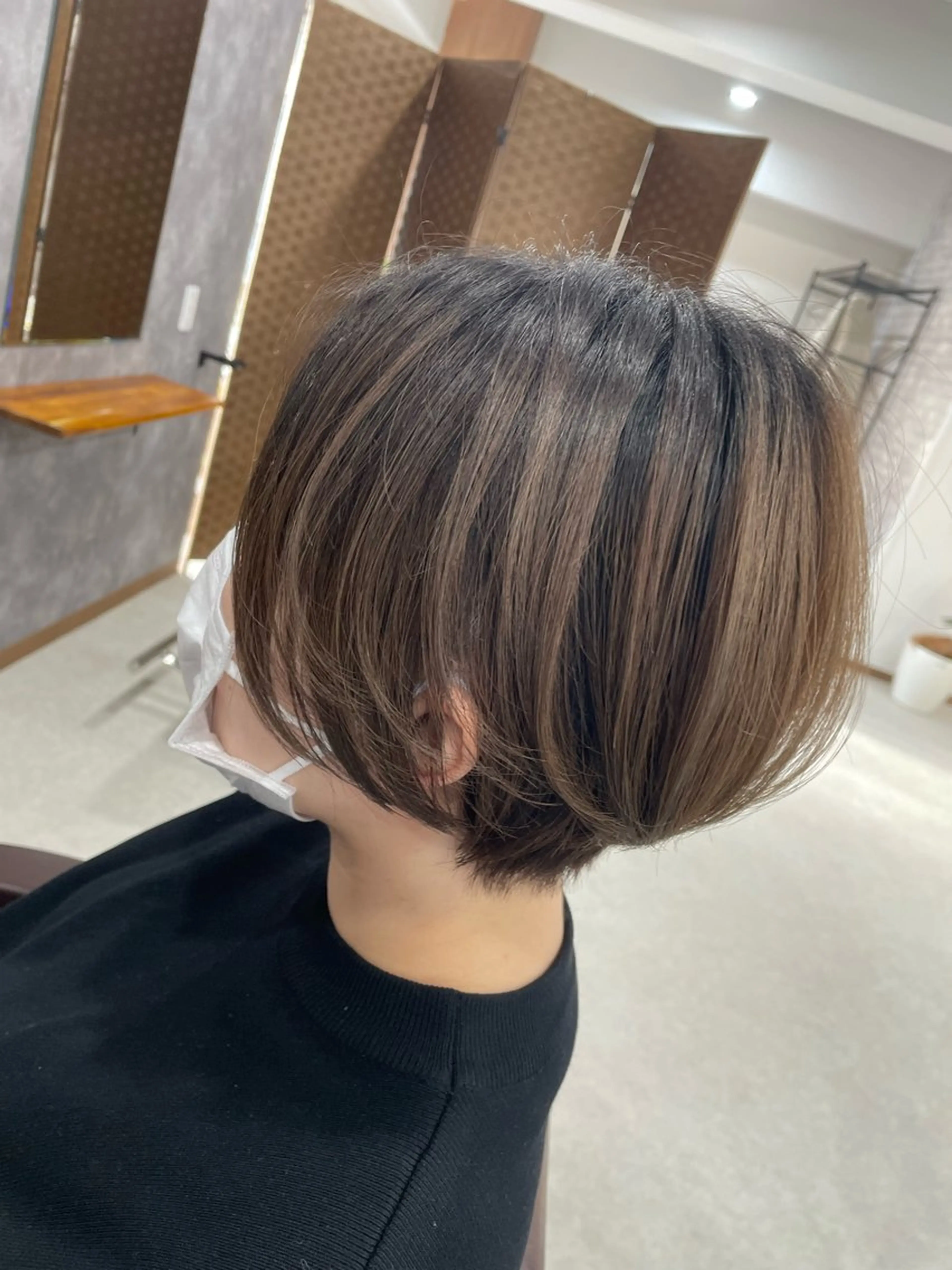 カット＋リタッチカラー＋トリートメントの写真