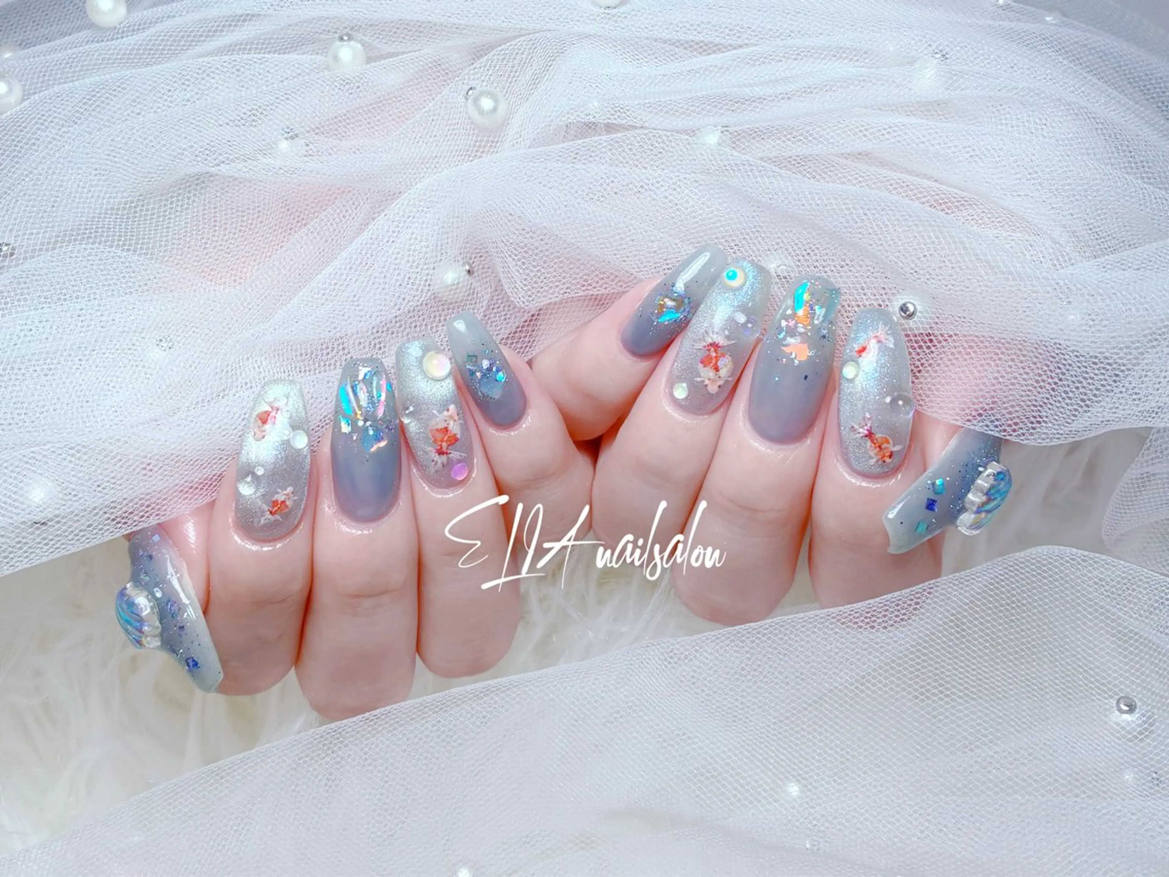 セミロング cici nailのネイルデザイン