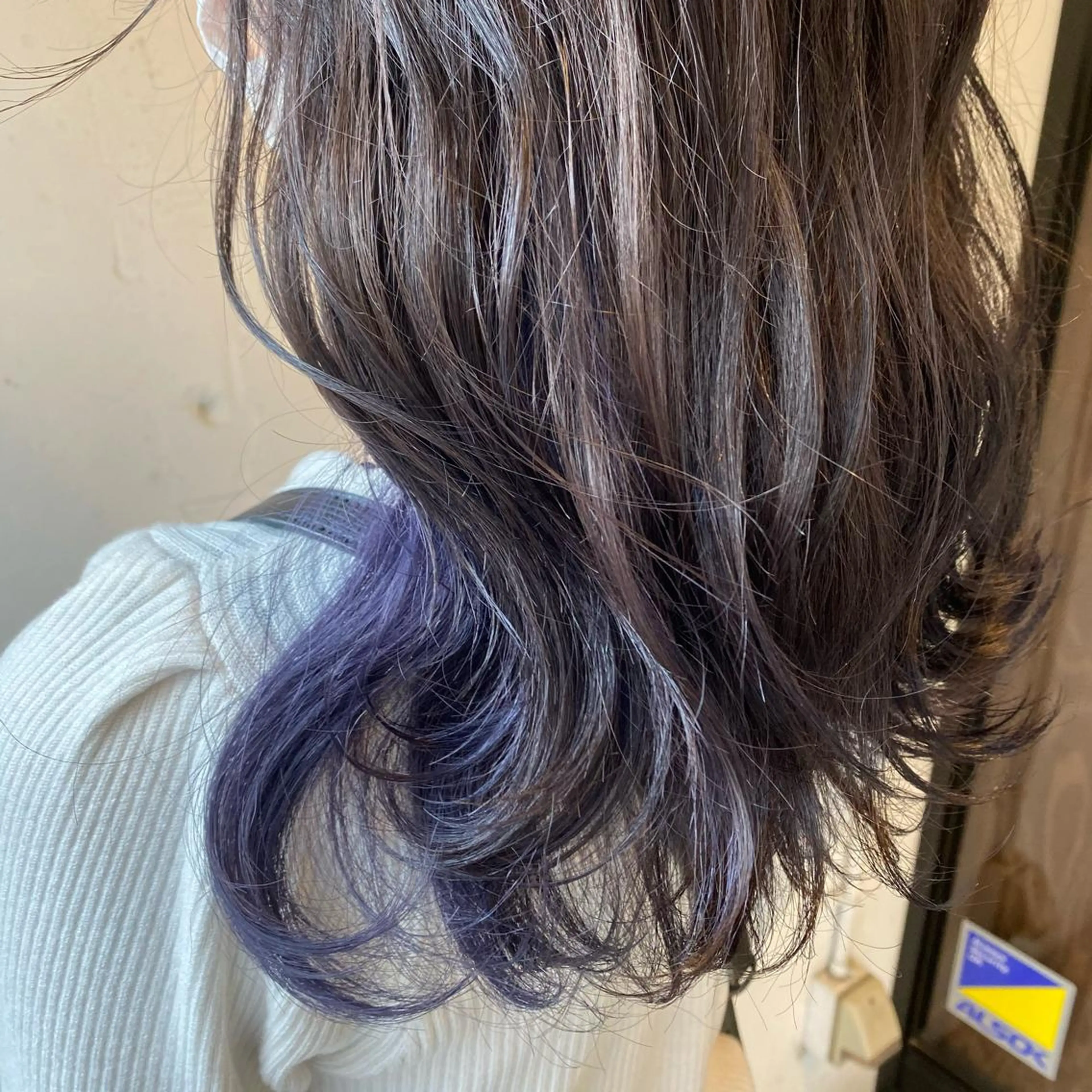 セミロング カラー ベージュカラー インナーカラー 💚 nao💚のヘアスタイル