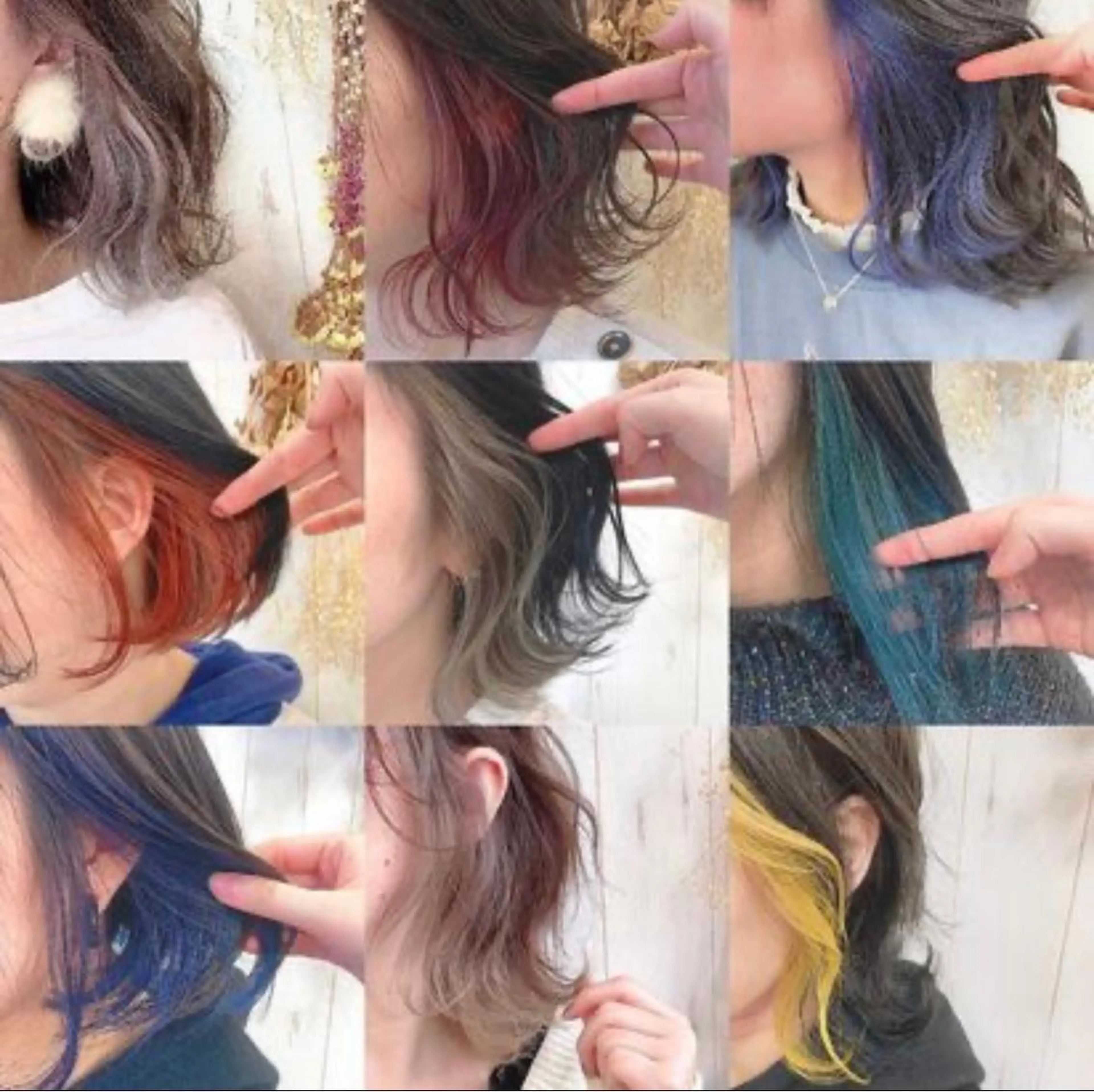 人気No.２❤︎イヤリングカラー❤︎ ケアブリーチ　🌈割引🌈の写真