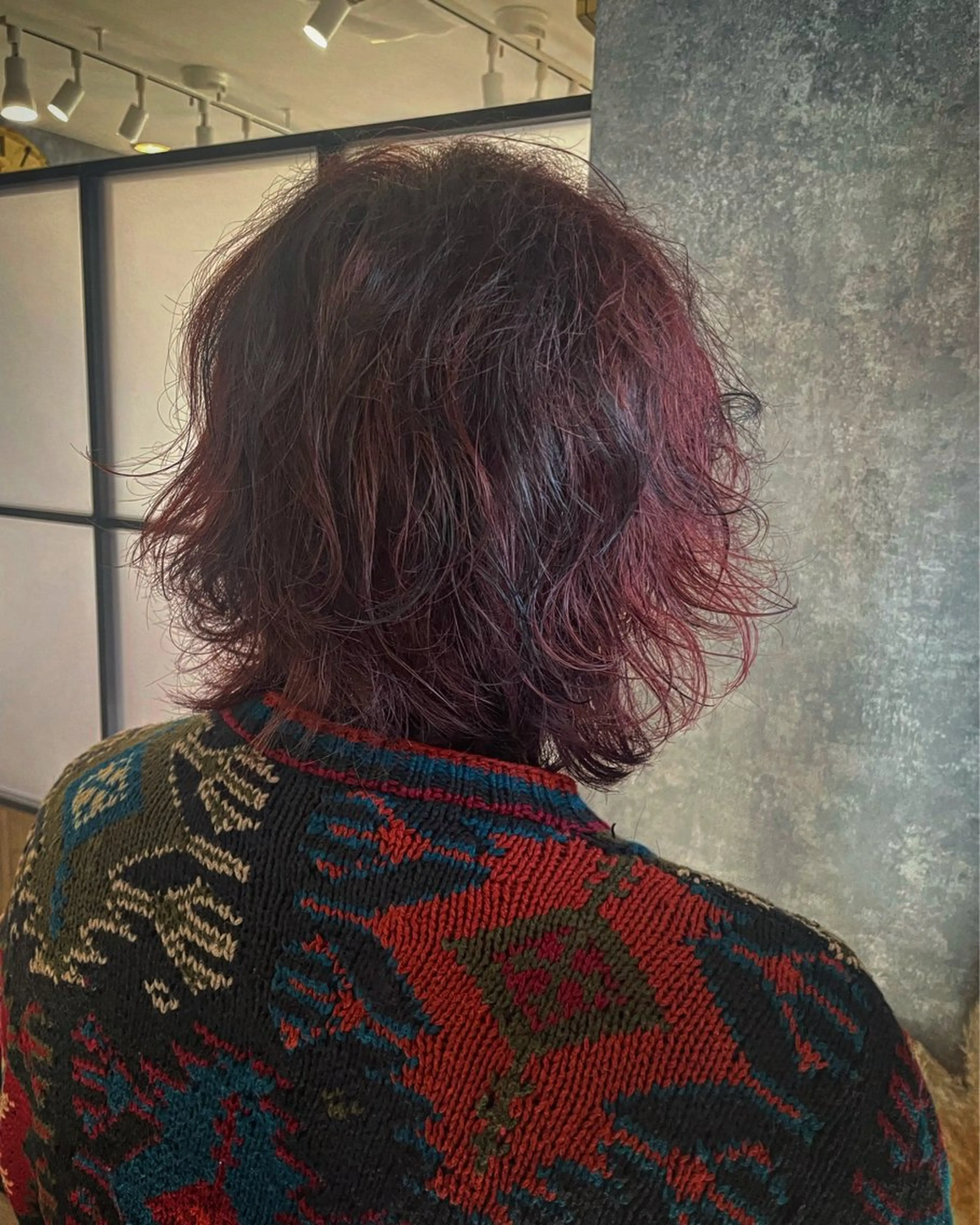 ミディアム ハイライト Hare salon Alion　Jinのヘアスタイル