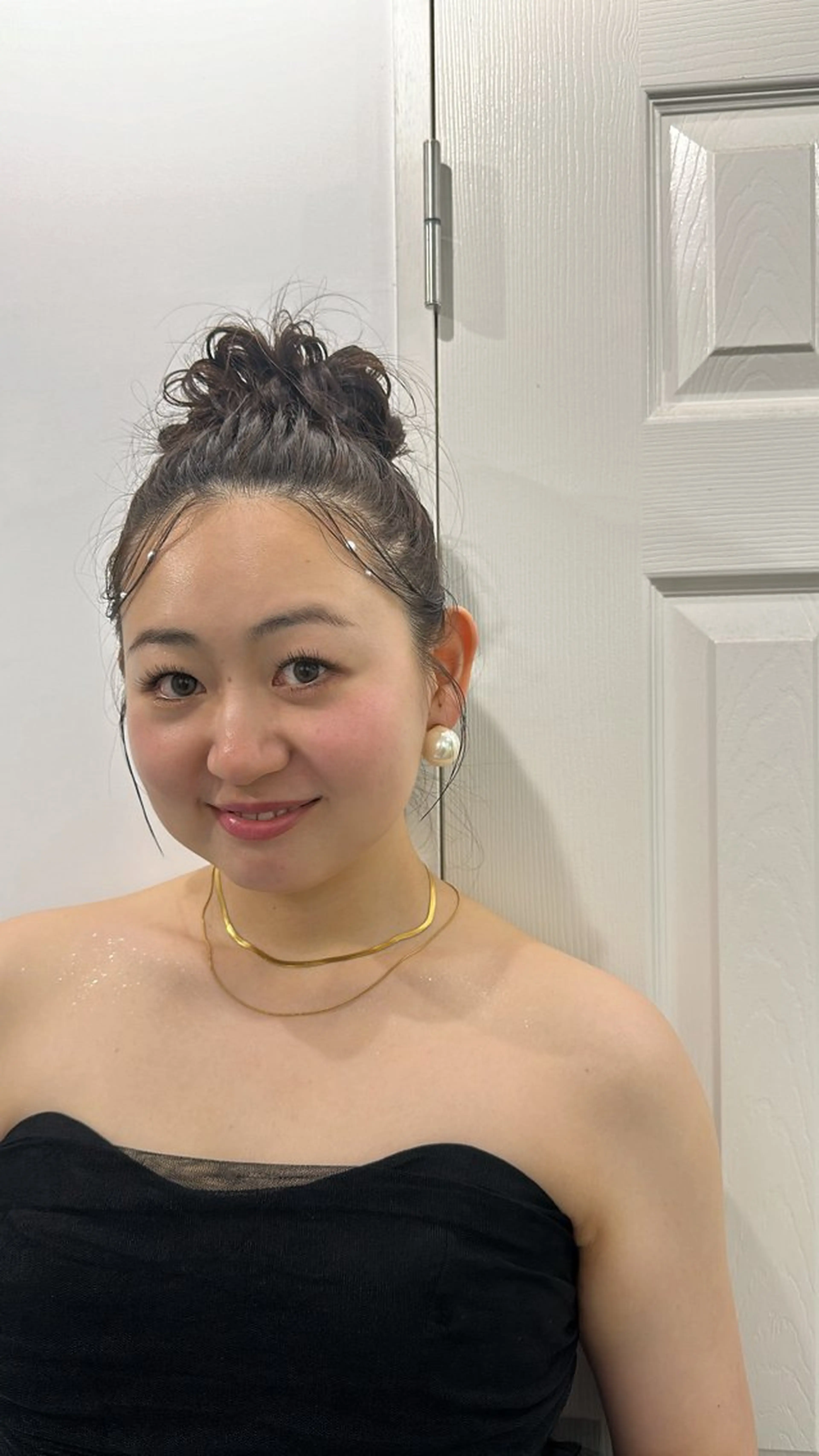 ヘアアレンジ ボブ 浴衣 ヘアセット 韓国/ヘアアレンジ/ 髪質改善/夏美のヘアスタイル