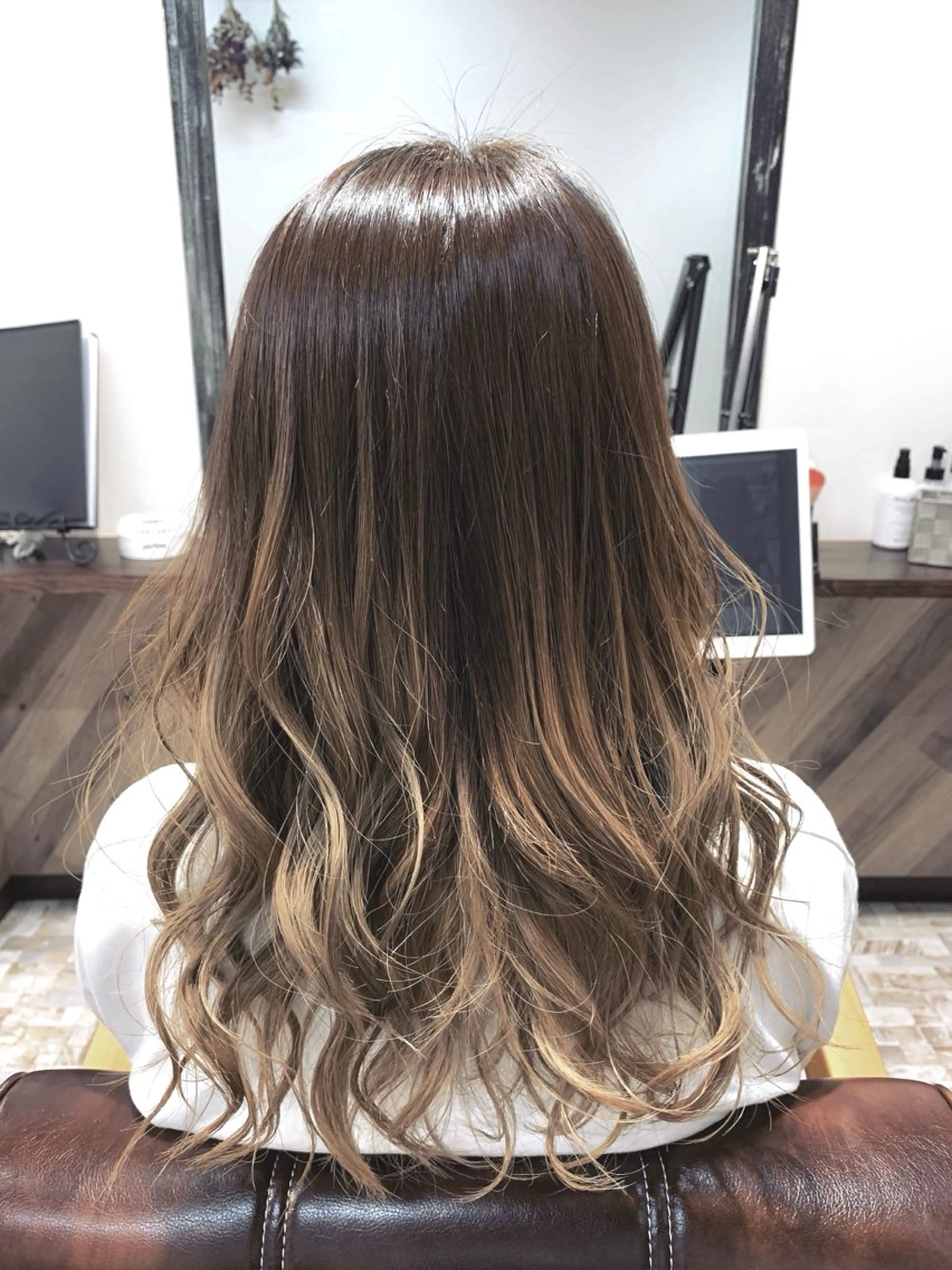 ロング カラー 神野 洸都のヘアスタイル