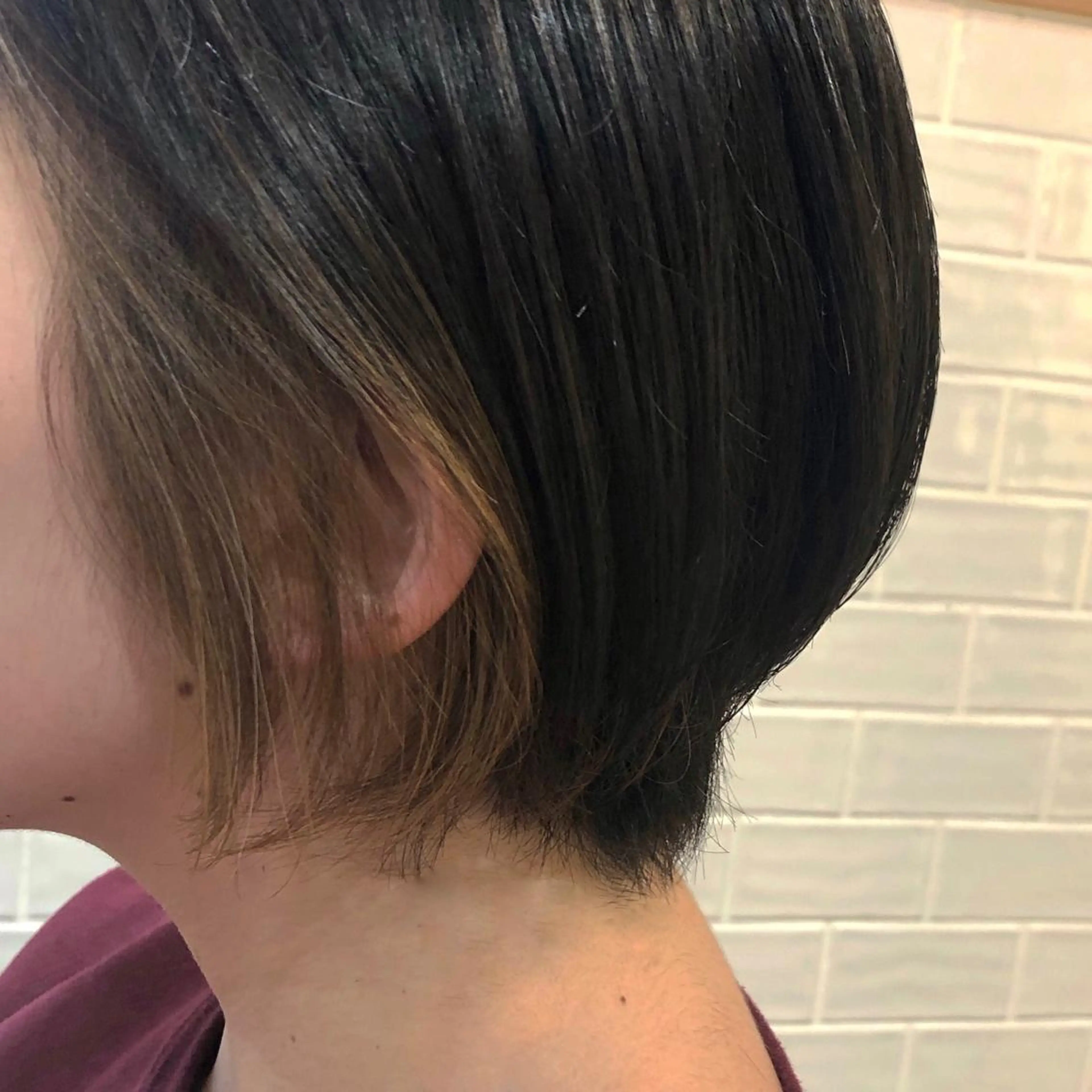 ショート カラー 艶カラー/韓国顔周り 🎀mamiのヘアスタイル