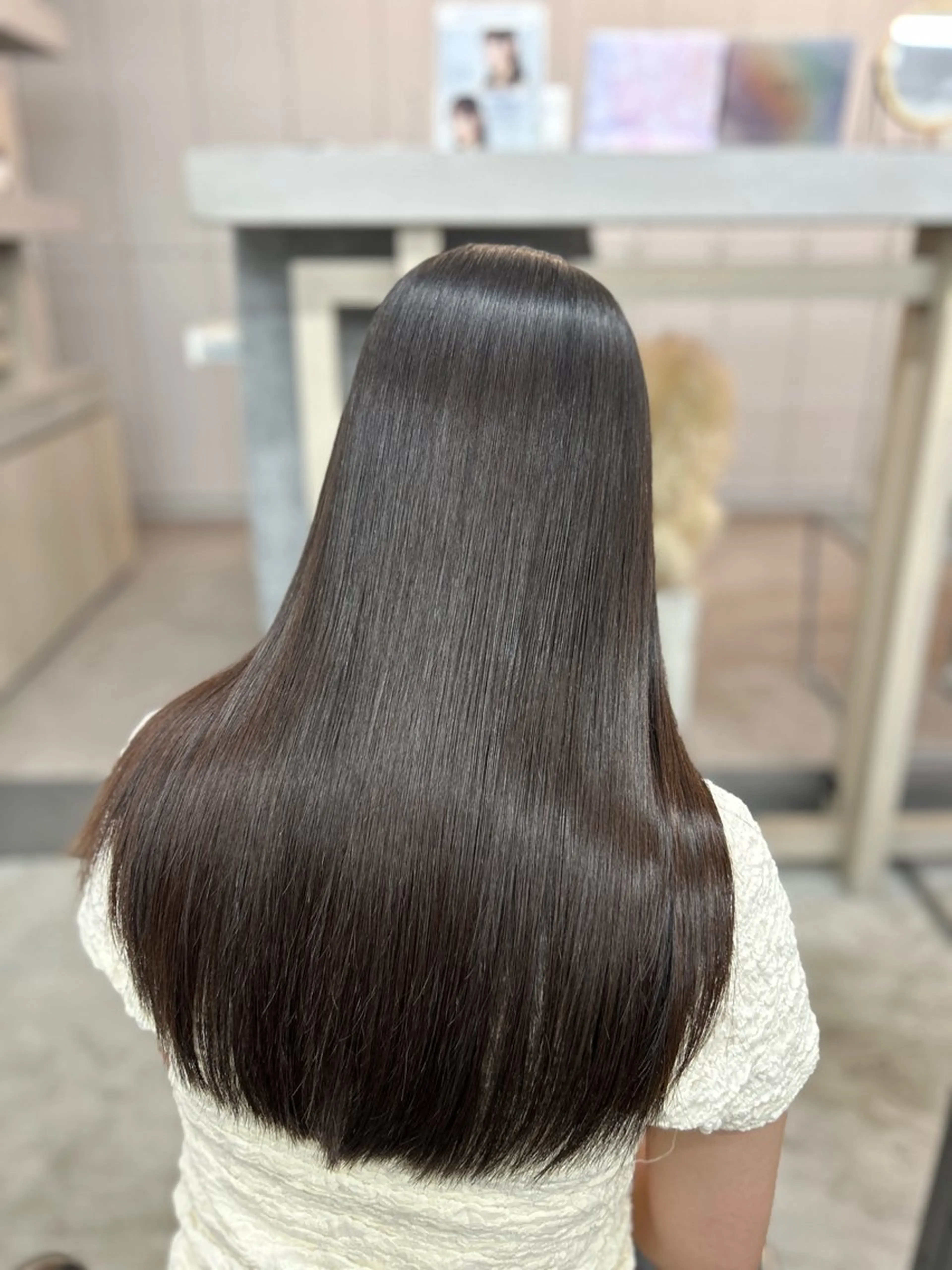 セミロング カット 縮毛矯正 トリートメント hair  salon diptymoila所属・diptymoila shoichiroのヘアスタイル