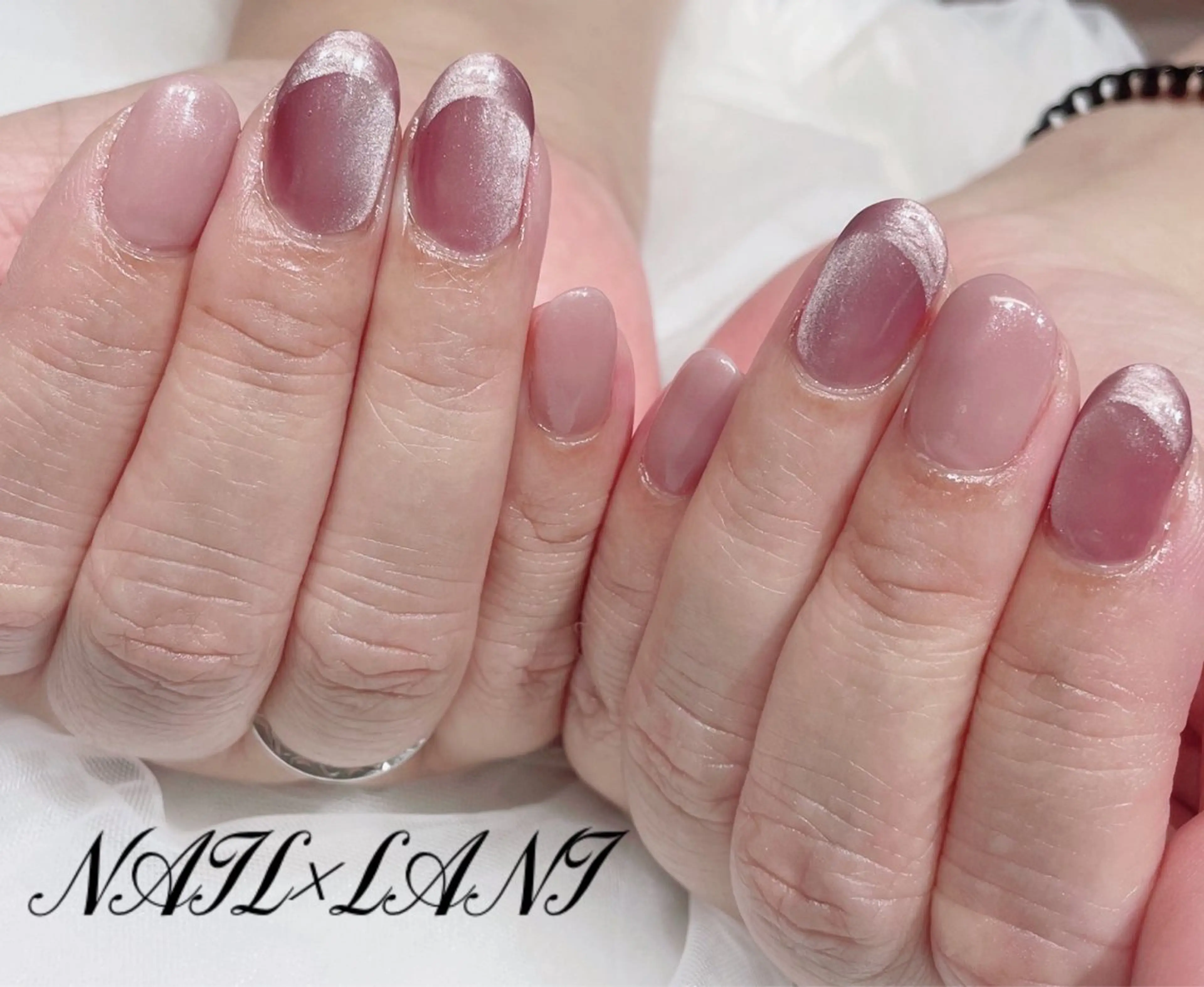 ネイル フットネイル ジェルネイル マグネットネイル パラジェル 一之瀬 柚季のネイルデザイン