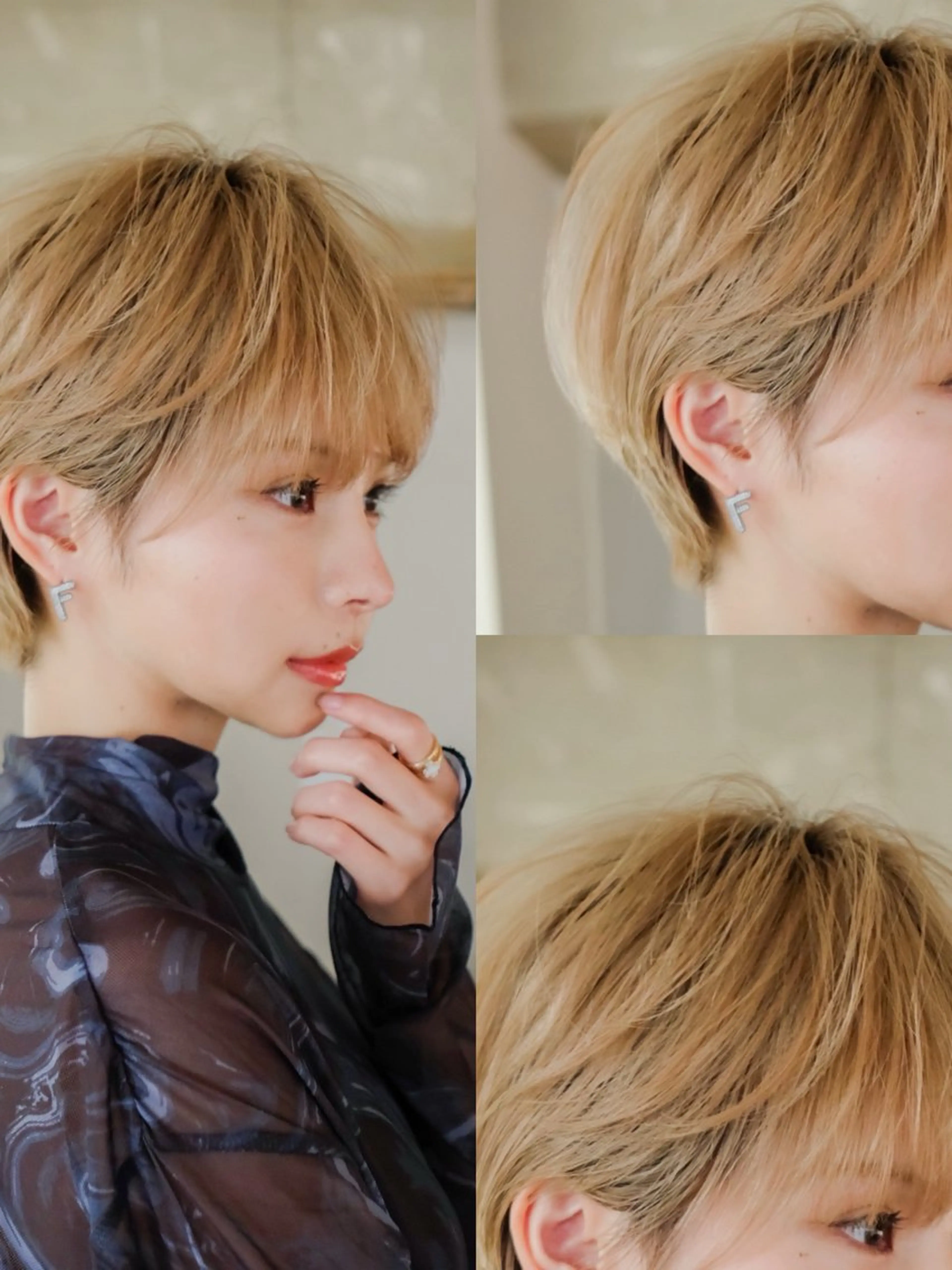 ショート ショートヘア トリートメント 田村 天のヘアスタイル