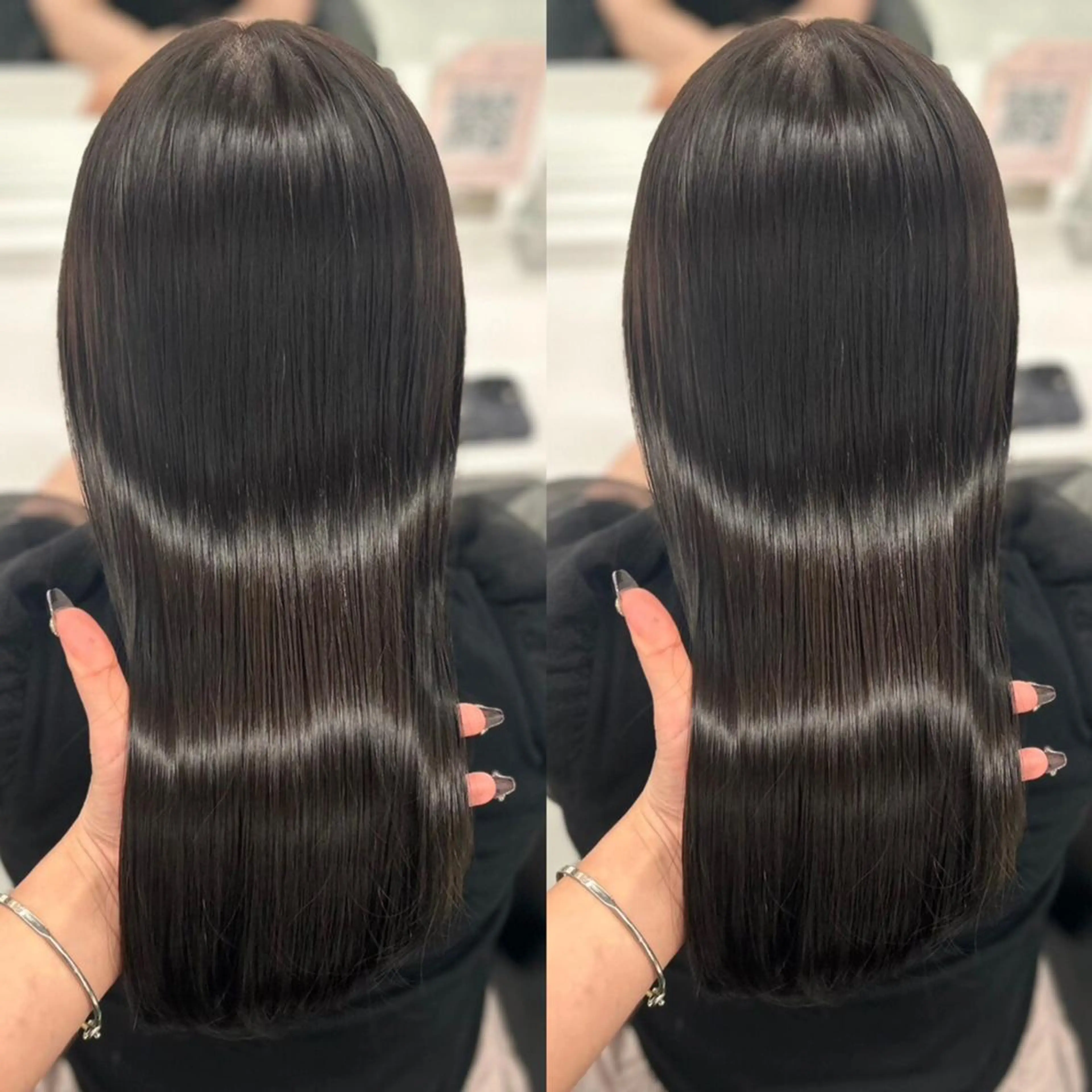 カラー 美髪矯正🫧韓国 レイヤー🫧銀座のヘアスタイル