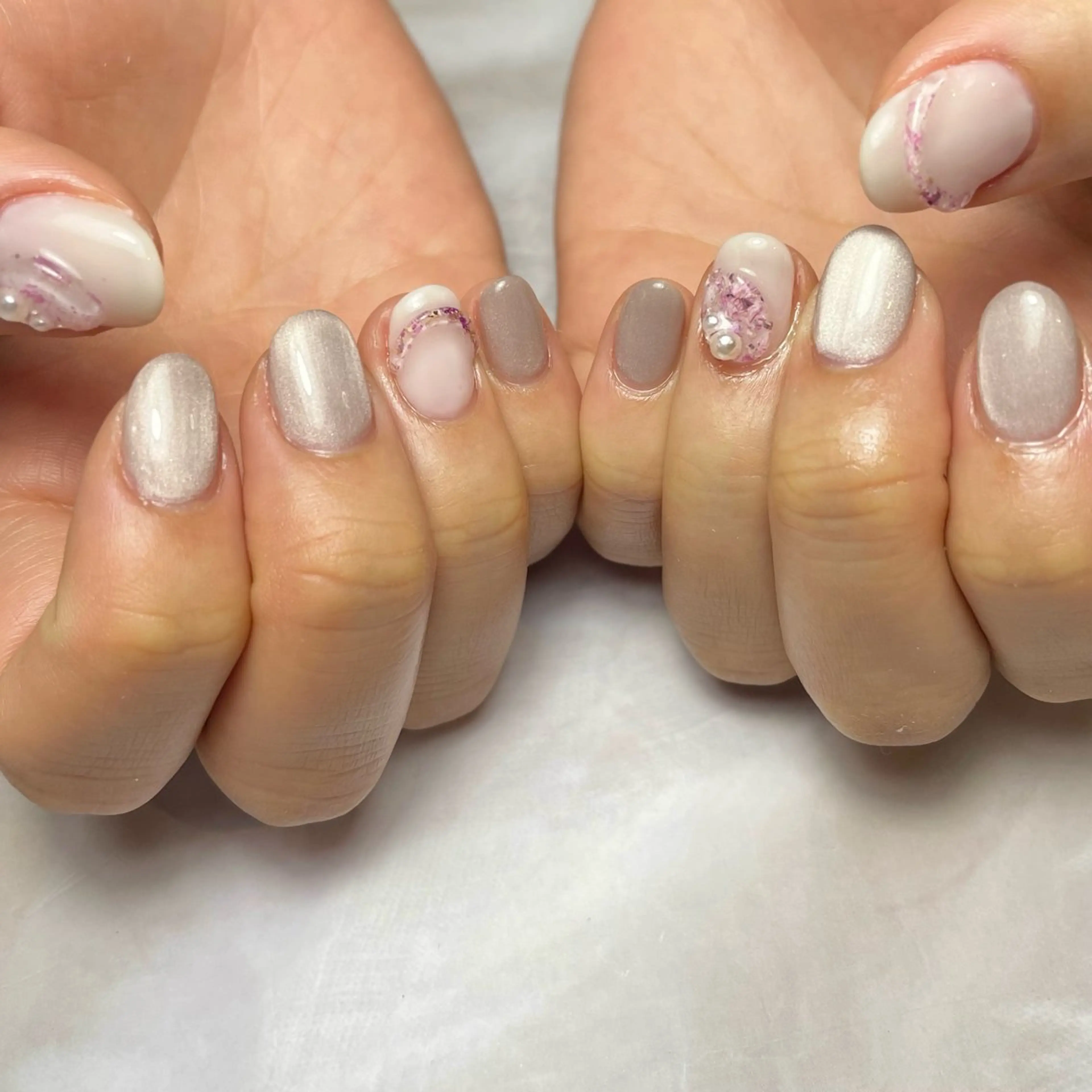 ネイル アートネイル 春ネイル Reflection marikoのネイルデザイン