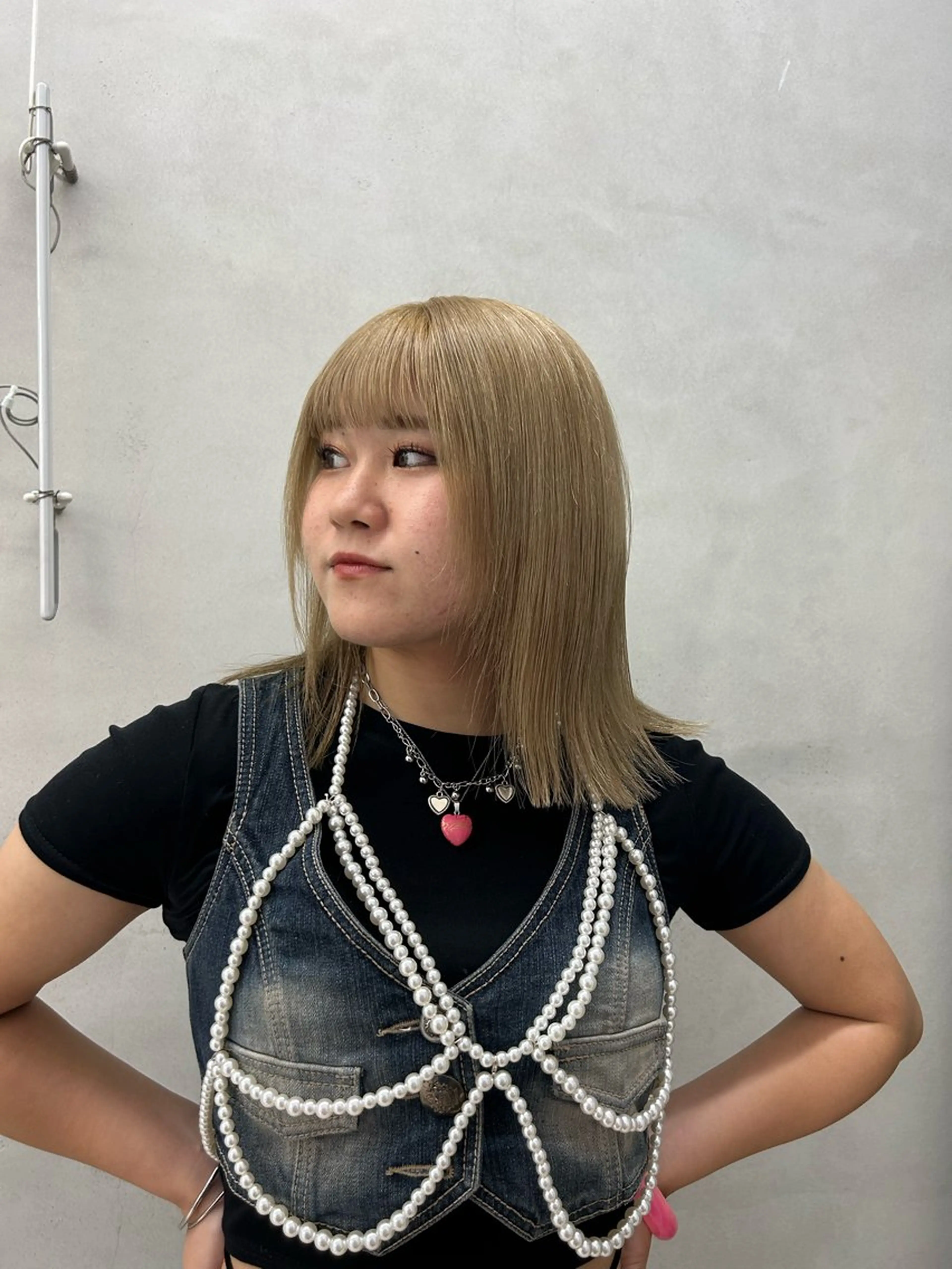 ミディアム 大阪中津カットモデル 🎀植嶋実歩のヘアスタイル