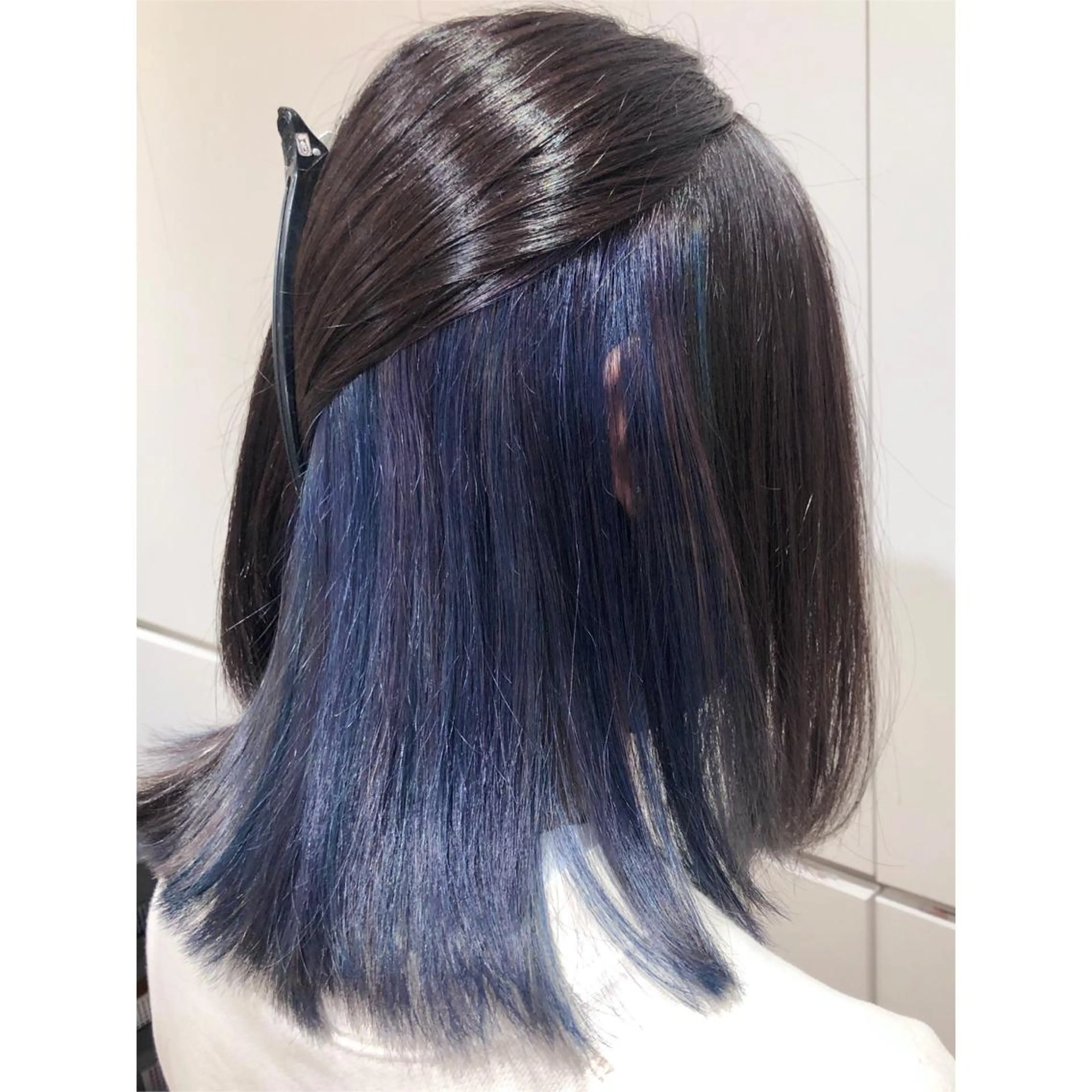 ミディアム カラー ブリーチ デザインカラー インナーカラー トリートメント 推しカラー✨ オタク美容師ユウカのヘアスタイル