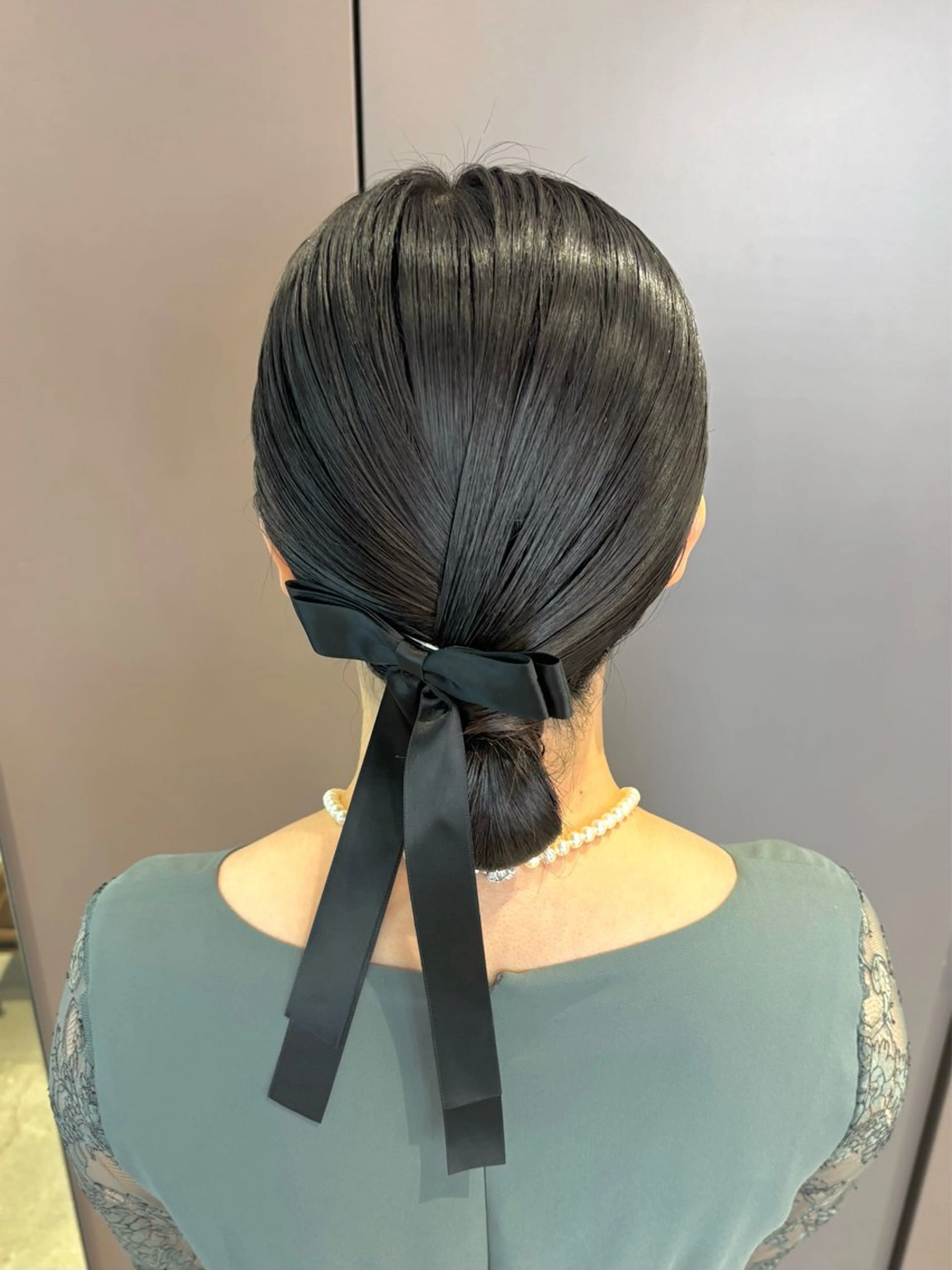 ミディアム ヘアセット Iris by artina 武蔵小杉店【イリス バイ アルティナ】所属・レイヤーカット/ボブ /nene🍥⋆*のヘアスタイル