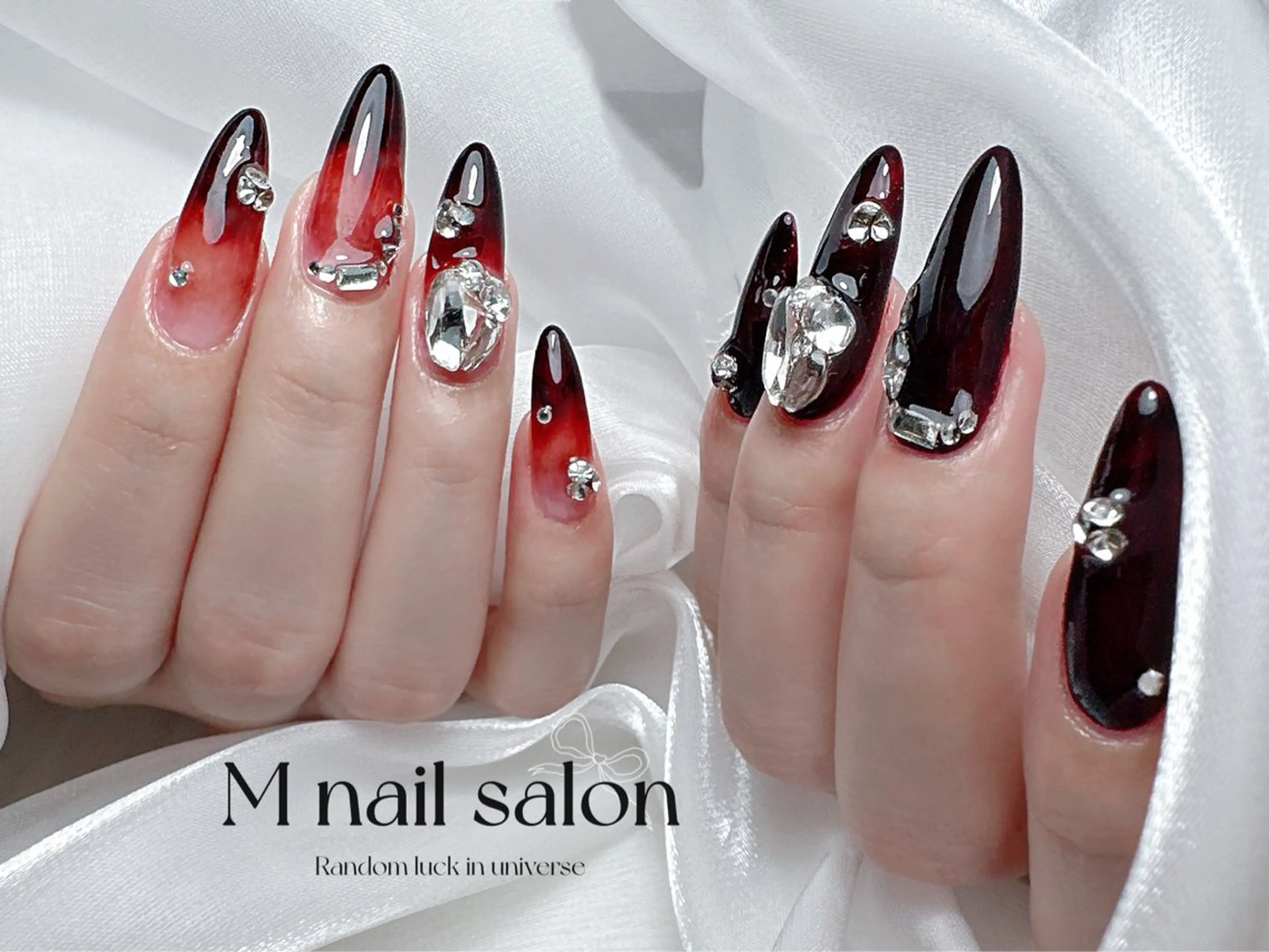 ネイル ハンドネイル M🌷nail 長さだし専門店のネイルデザイン