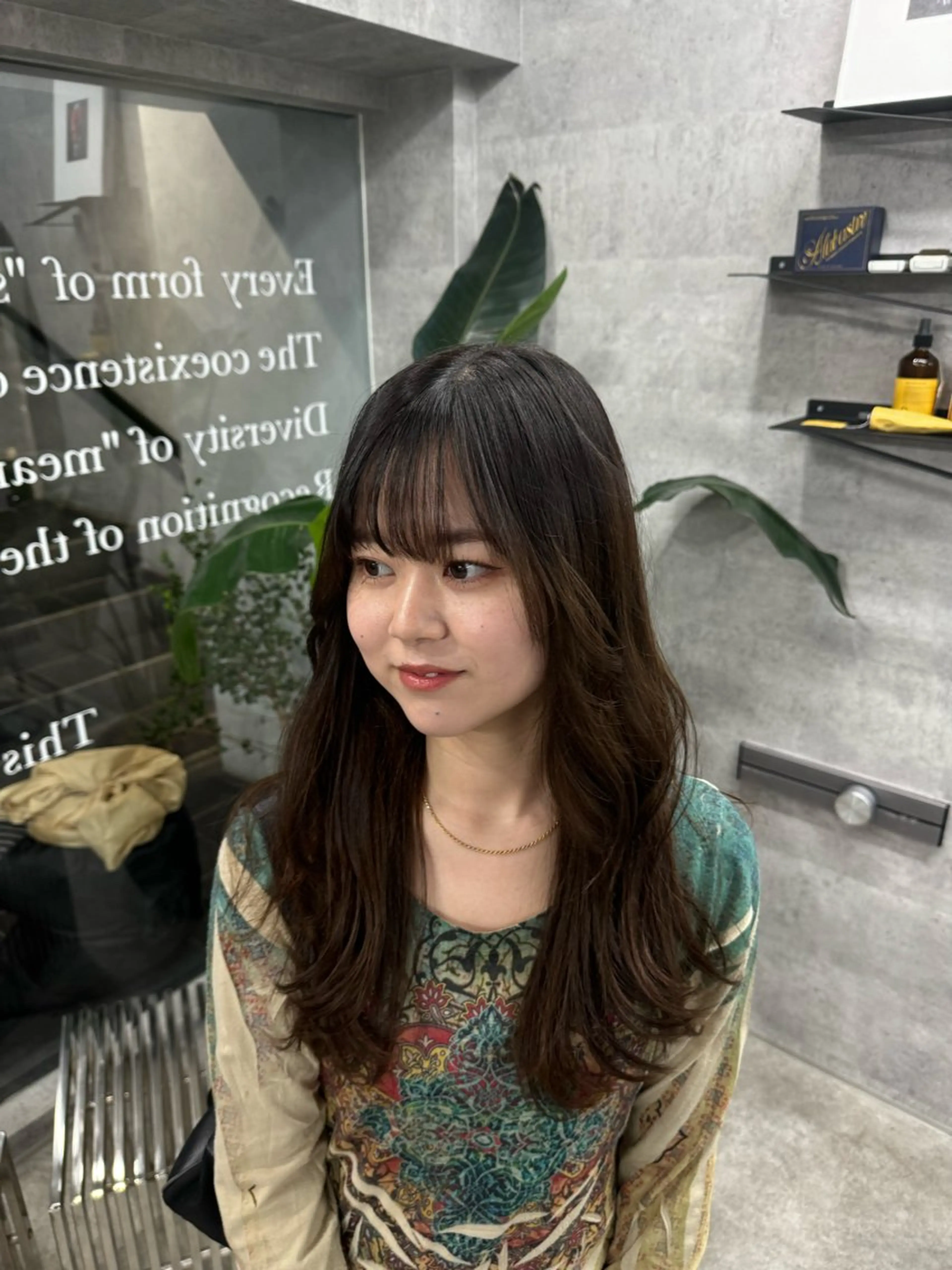 ロング あなたのお悩み改善" You"💚❤️💛のヘアスタイル