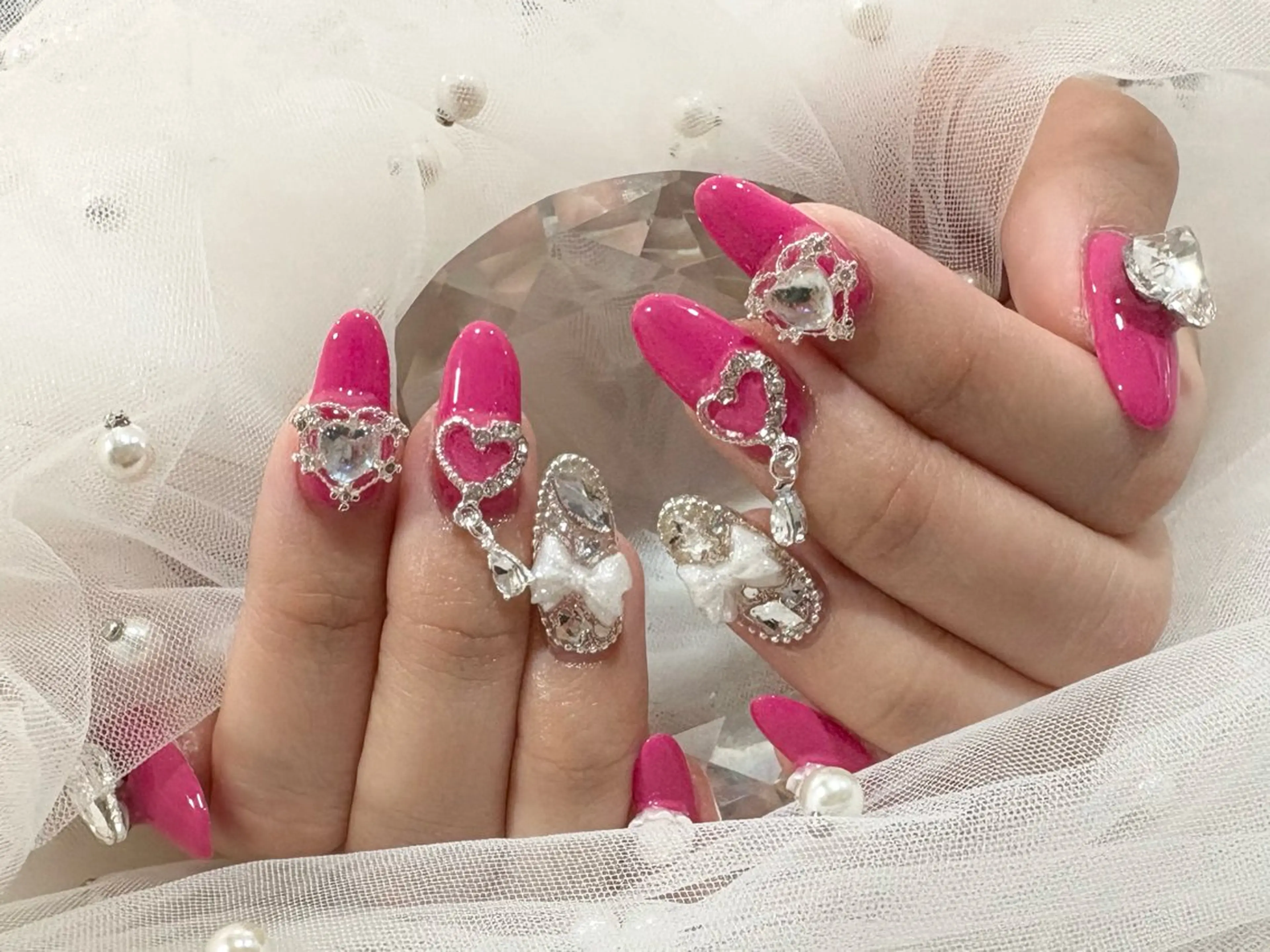 ミディアム NAIL SALON FLOR所属・ワンホンネイル/ 韓国ネイルMAKIのネイルデザイン