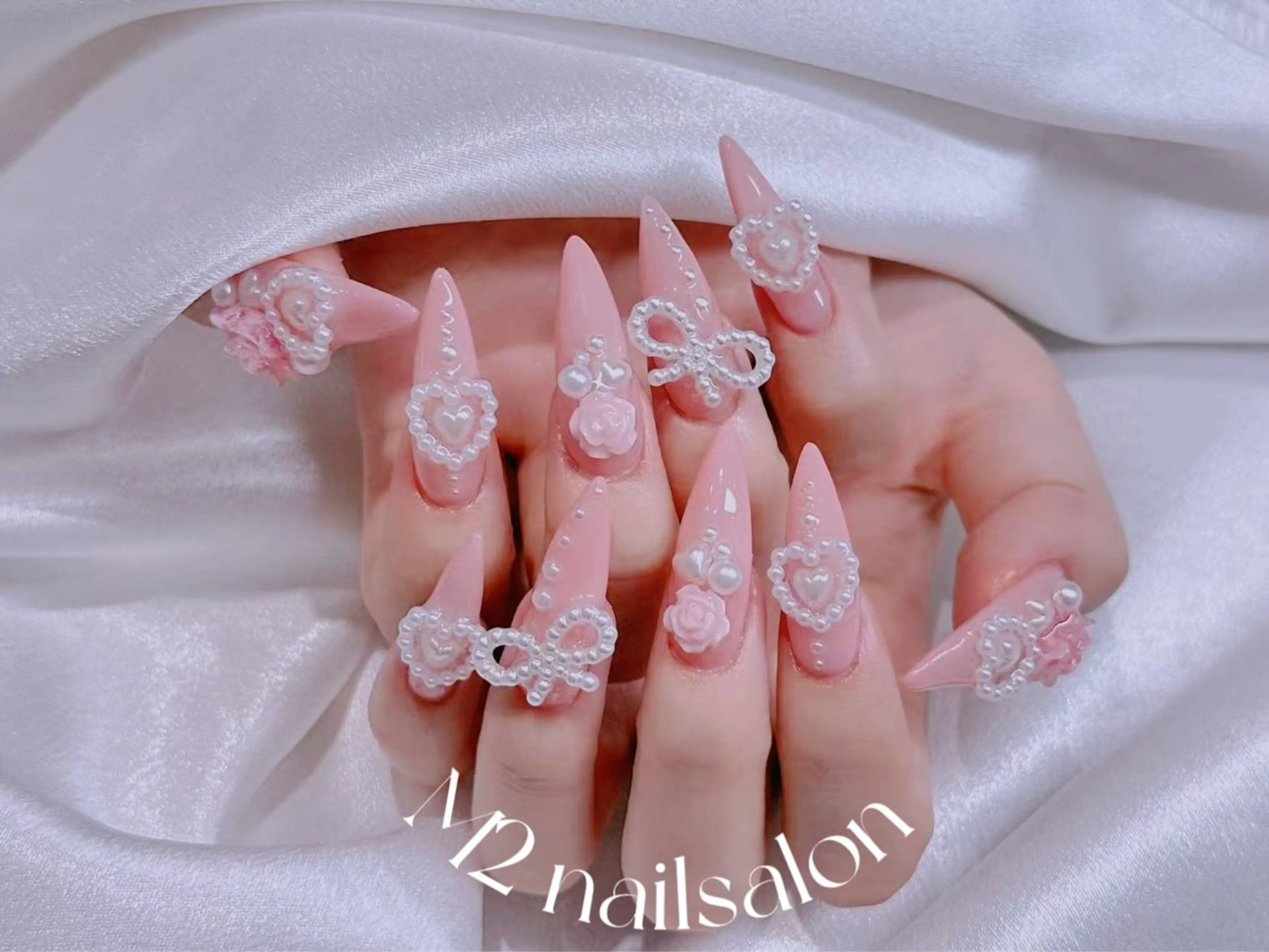 ネイル 長さだし専門店 M2　rikaのネイルデザイン