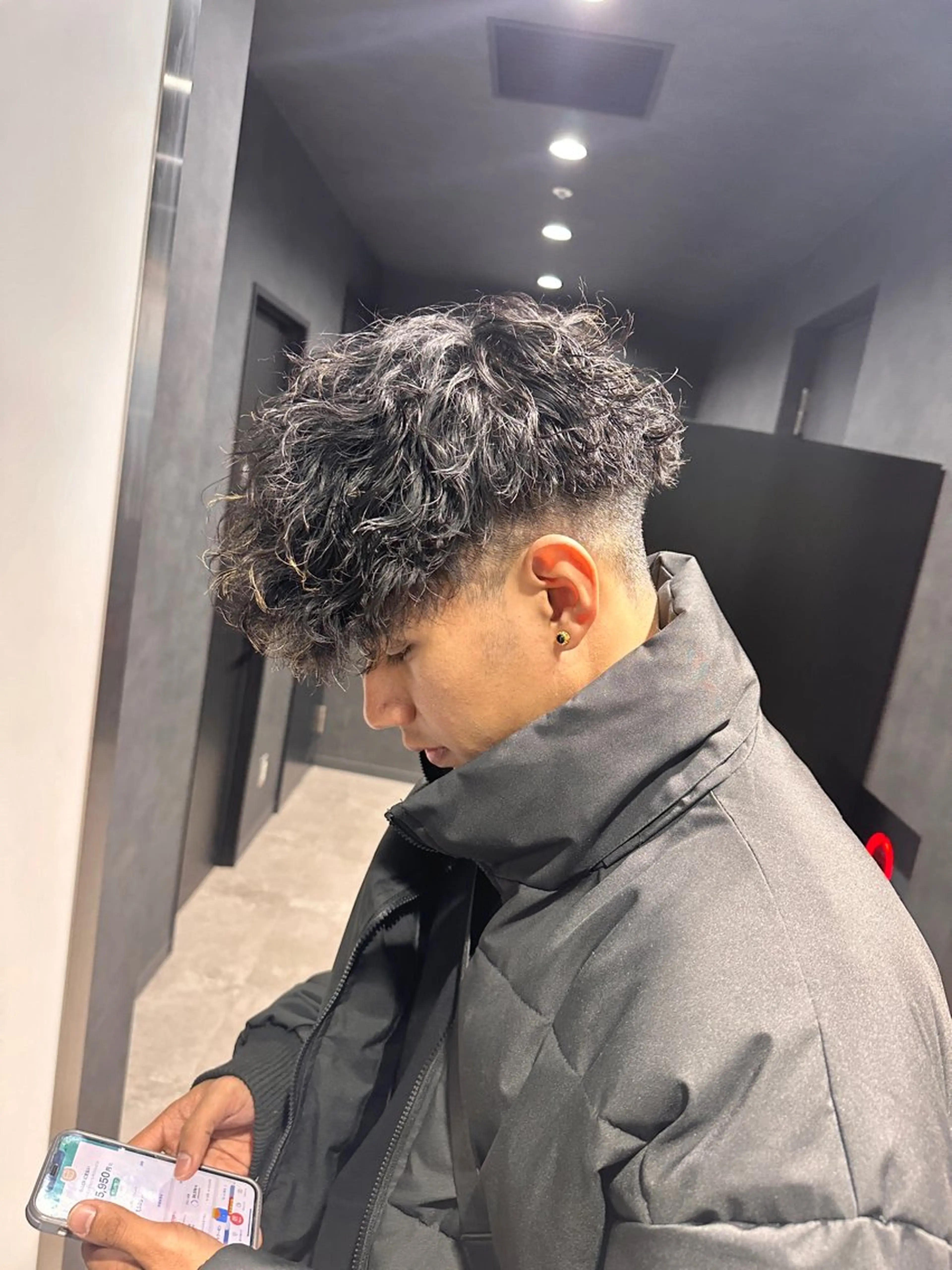 ショート パーマ メンズ 【メンズサロン】 BLUCK 横浜のヘアスタイル